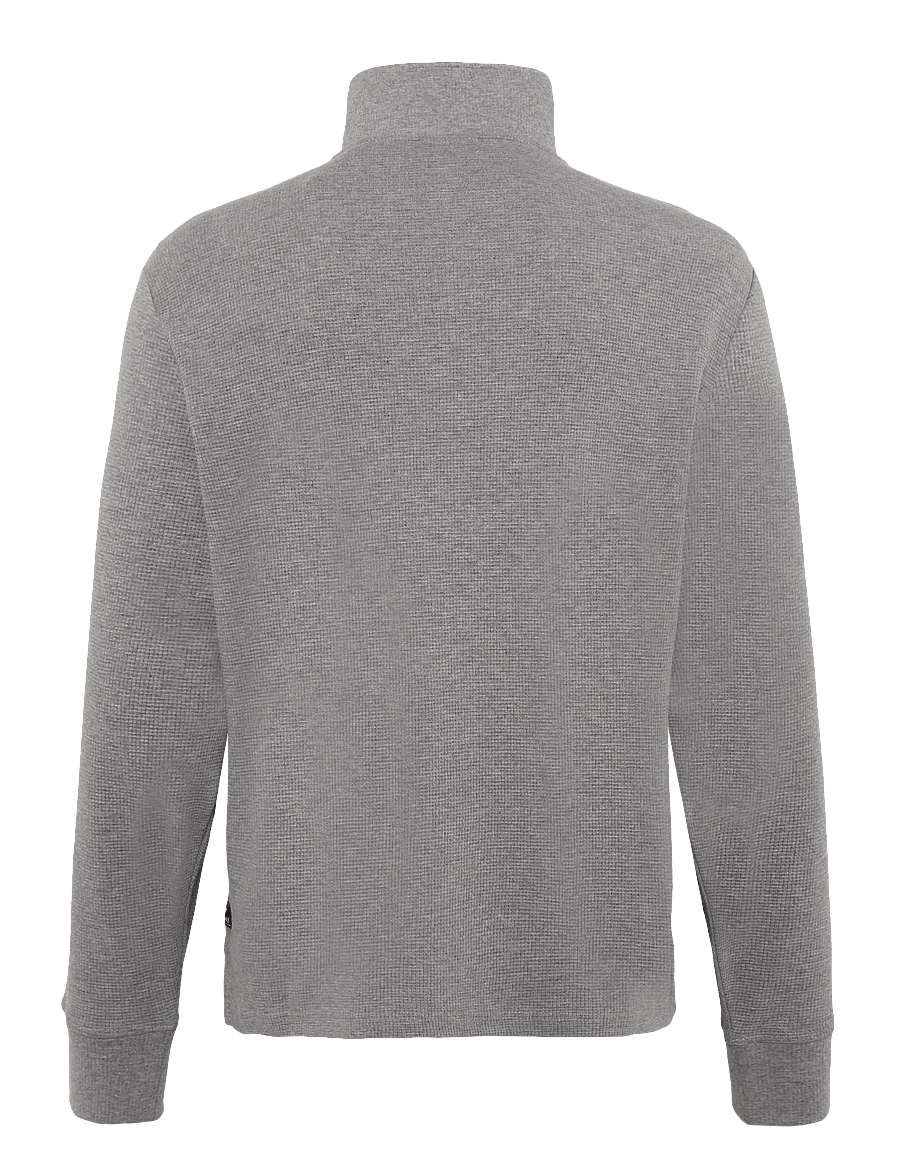 Gant - MICRO TEXTURE HALF-ZIP - pullover mit halbem reißverschluss - grey melange - 1