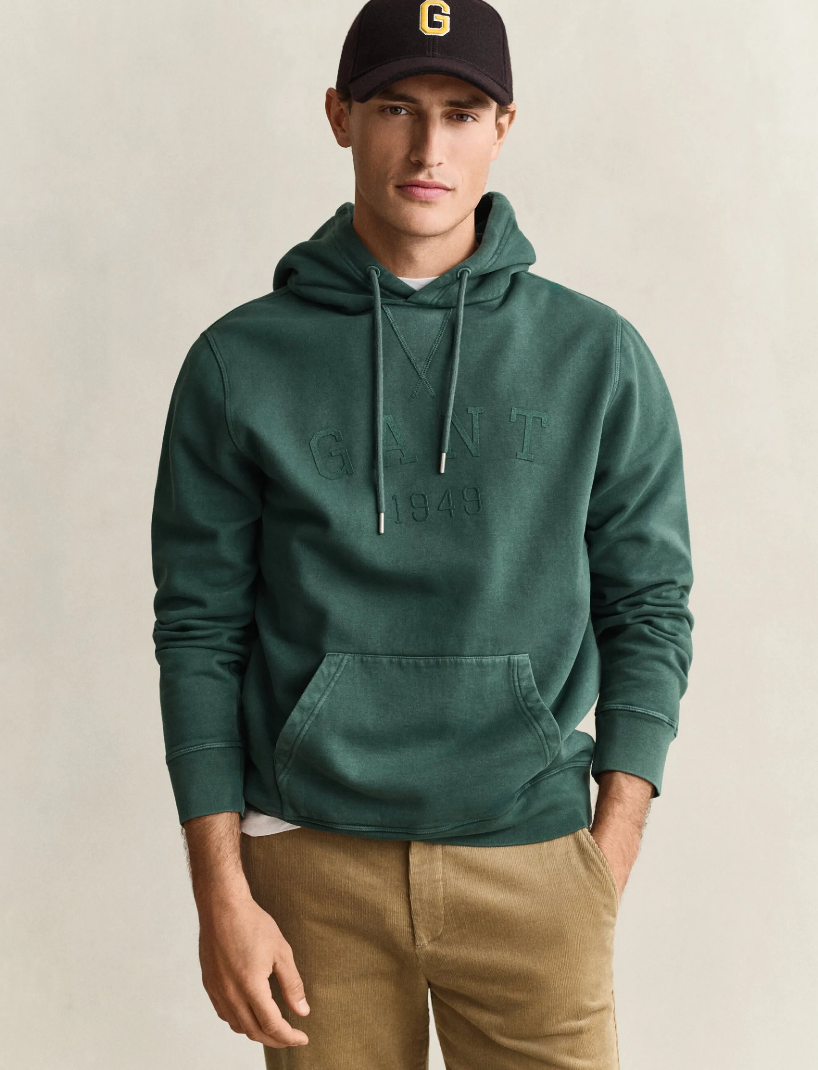 Gant GRAPHIC HOODIE - Shop efter anledning - DARK EMERALD / green