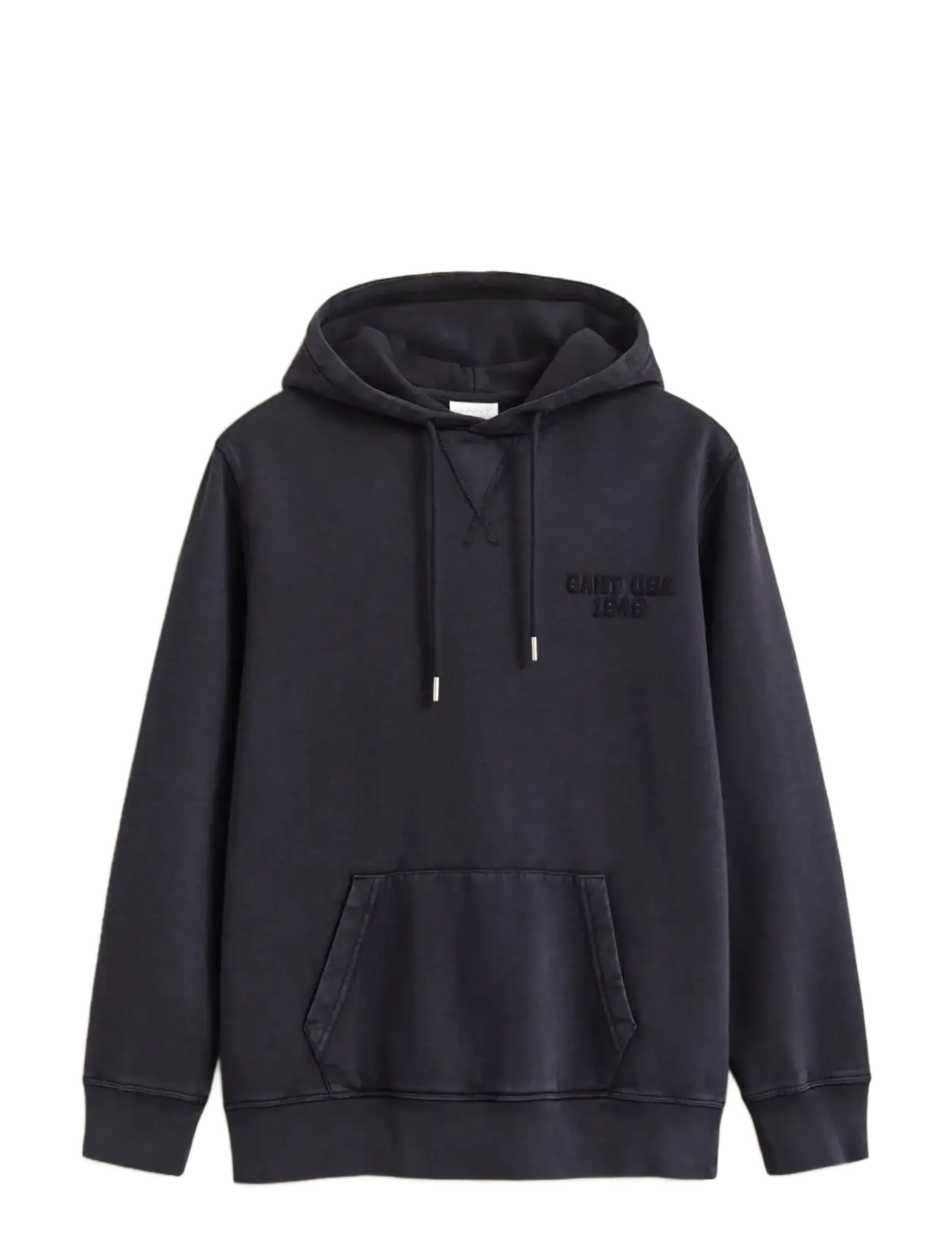 Gant - GRAPHIC HOODIE - kapuzenpullover - evening blue - 1
