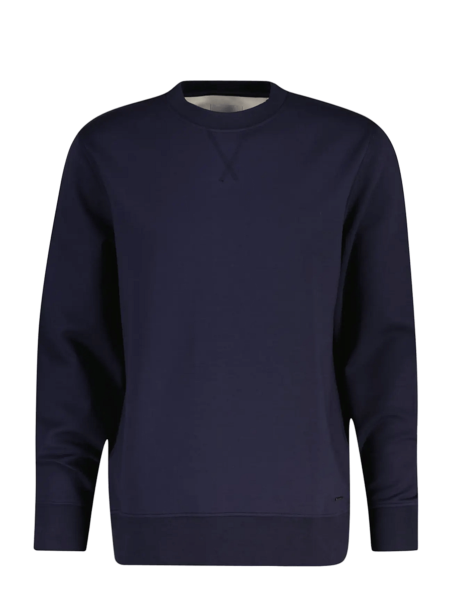 Gant - INTERLOCK SWEAT C-NECK - shoppa efter tillfälle - evening blue - 0