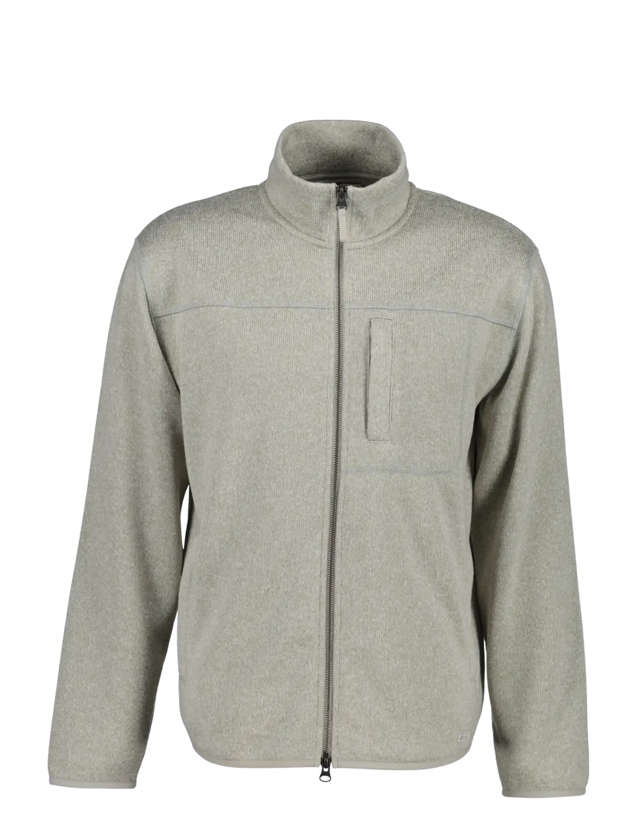 Gant FLEECE JACKET - Nach Stil kaufen - WARM GRAY MELANGE / grey
