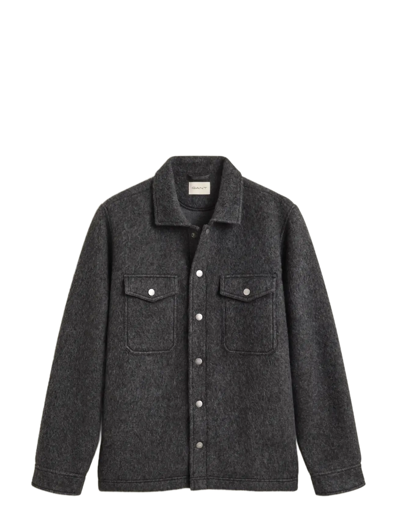 Gant FLEECE OVERSHIRT - Osta olukorra järgi - CHARCOAL MELANGE / grey