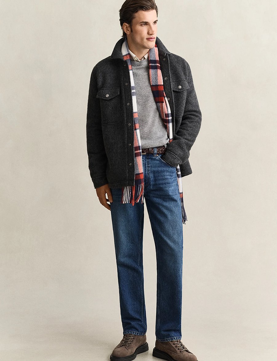Gant - FLEECE OVERSHIRT - shop by occasion - charcoal melange - 4