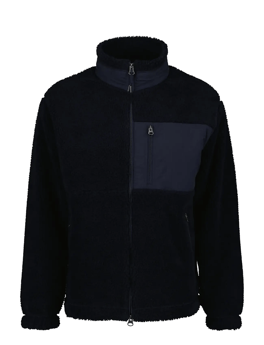 Gant - FLEECE JACKET - hybrid-jacken - evening blue - 0