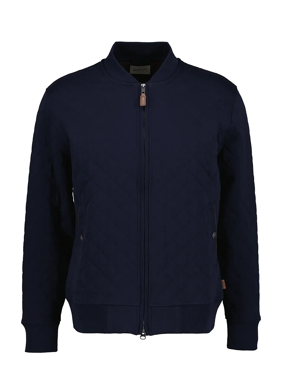 Gant - QUILTED BOMBER - herbstjacken - evening blue - 0