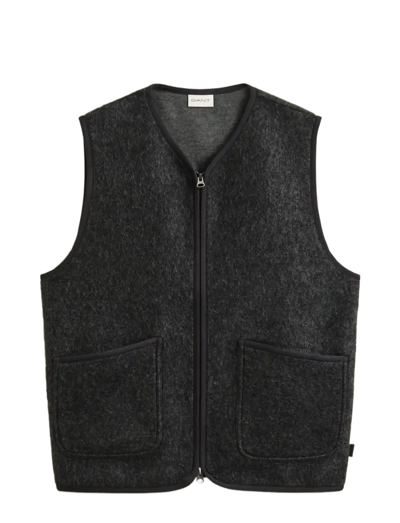 Gant FLEECE VEST - Shop efter anledning - CHARCOAL MELANGE / grey