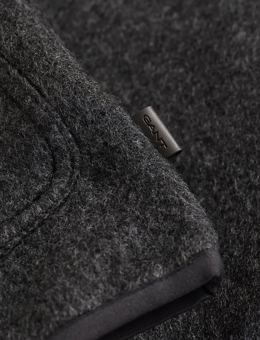 Gant - FLEECE VEST - västar - charcoal melange - 1
