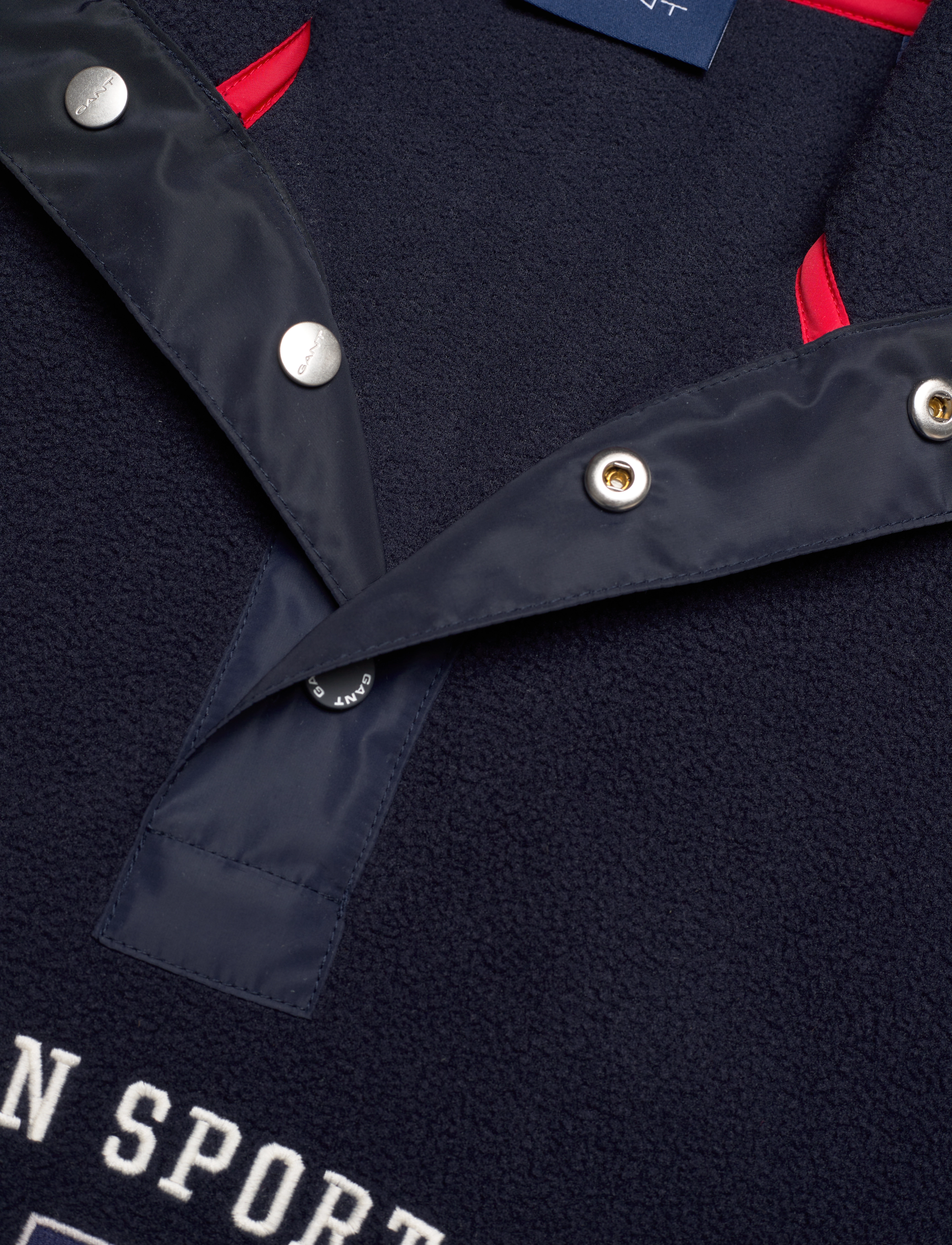 GANT - D.2 RETRO SHIELD POLAR FLEECE - evening blue - 2