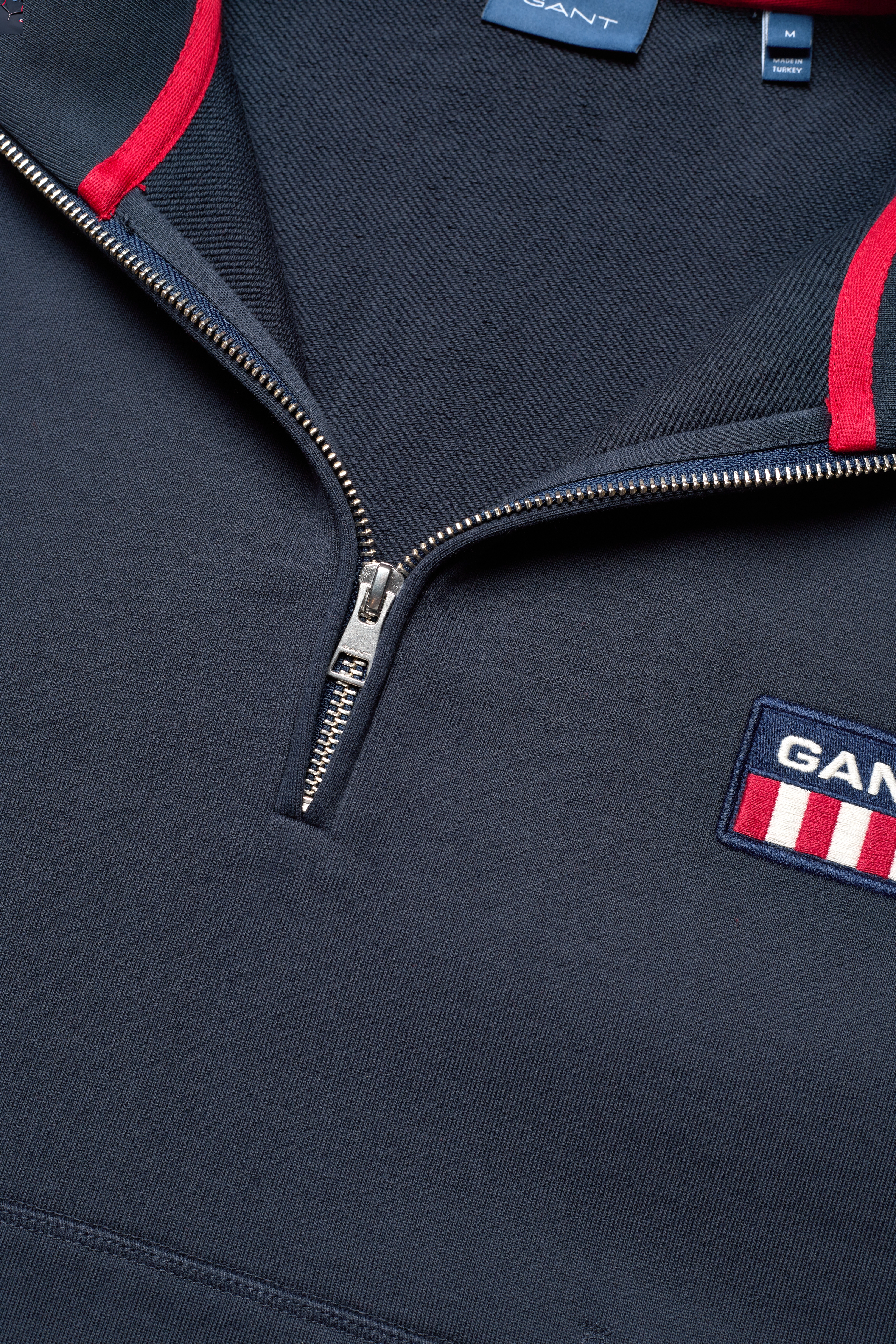 GANT - D.2 RETRO SHIELD HALF ZIP SWEAT - evening blue - 2