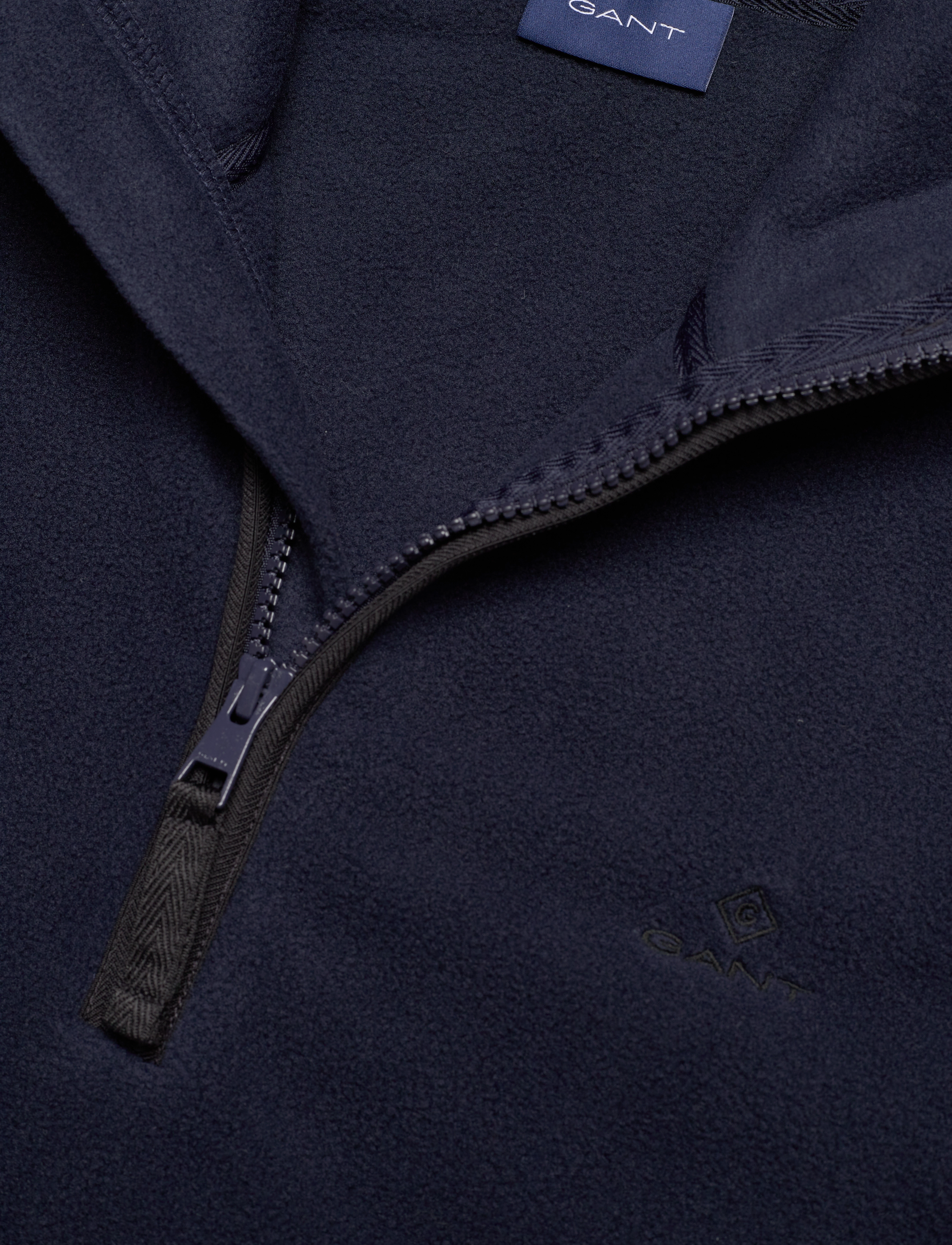 GANT - D1. LIGHT FLEECE HALF ZIP - evening blue - 3