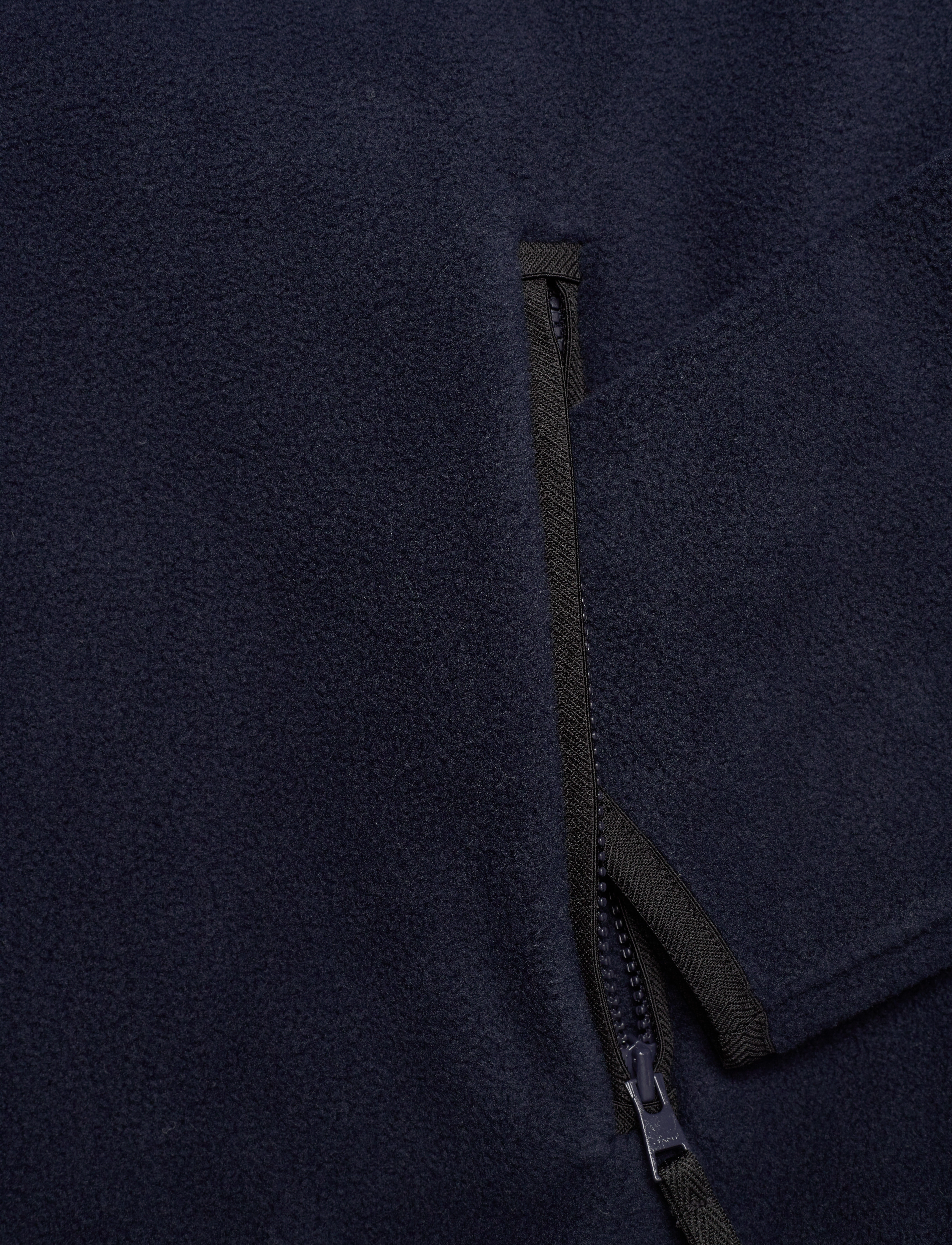 GANT - D1. LIGHT FLEECE HALF ZIP - evening blue - 4
