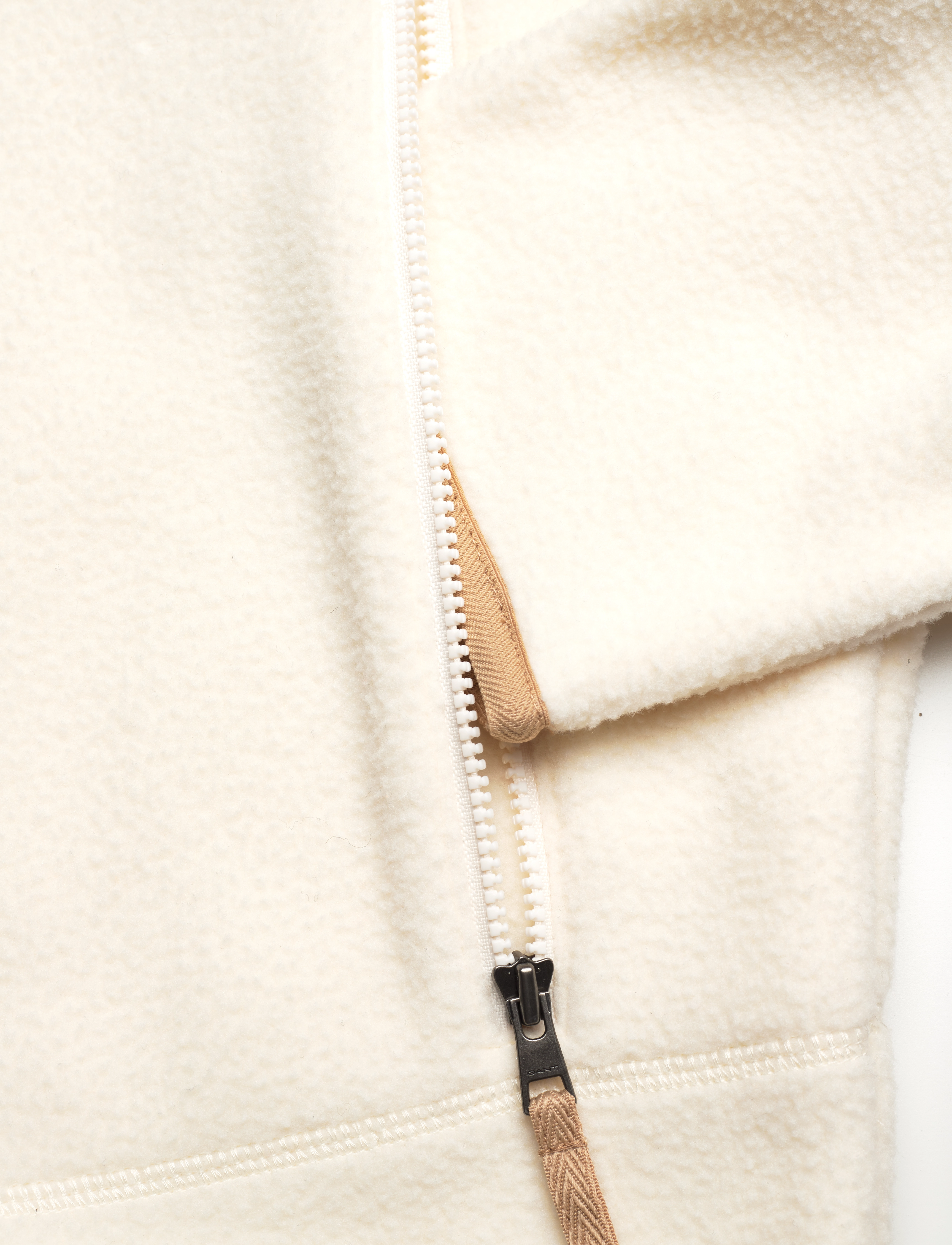 GANT - D2. FLEECE JACKET - cream - 3