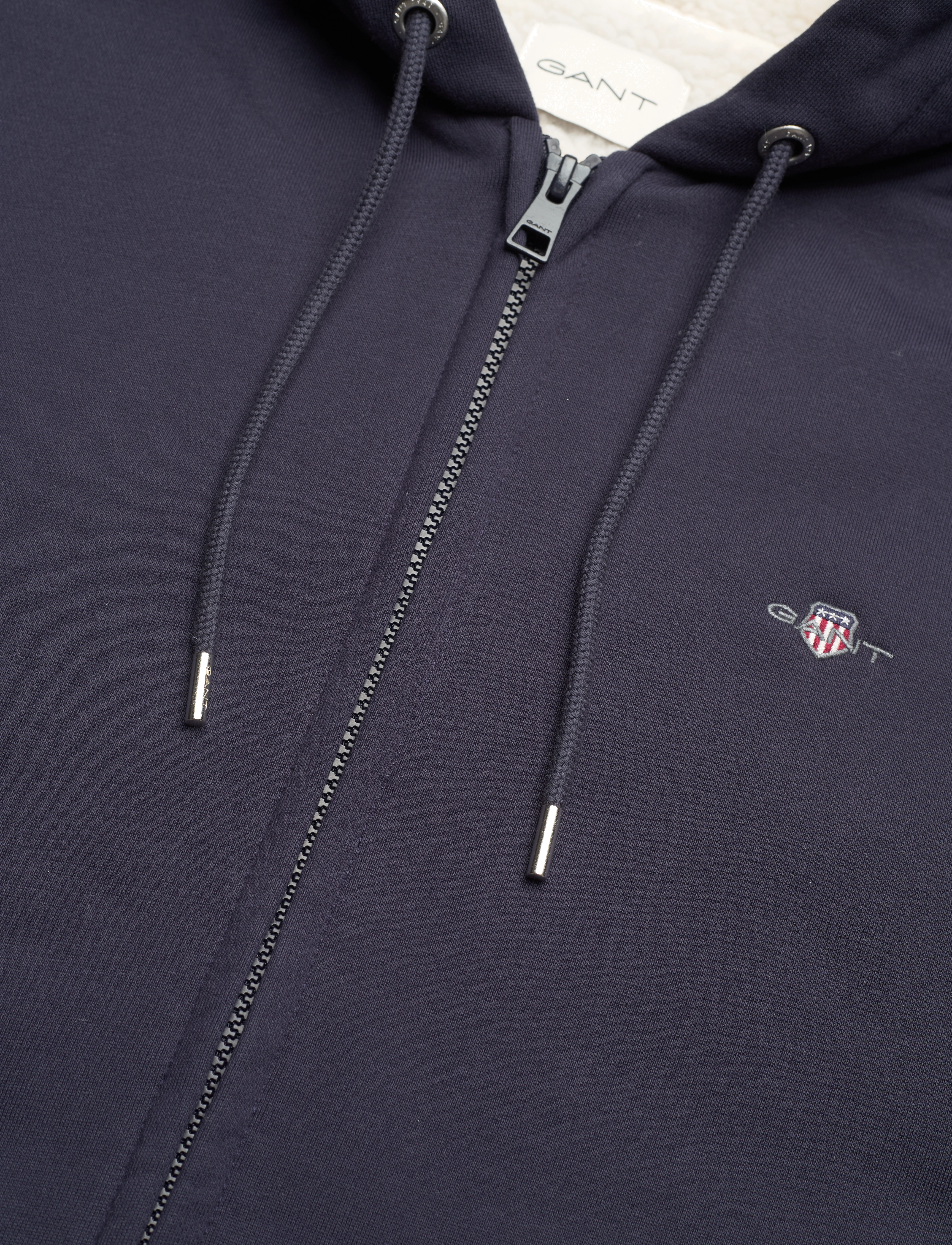 GANT - SHERPA FLEECE ZIP HOODIE - evening blue - 3