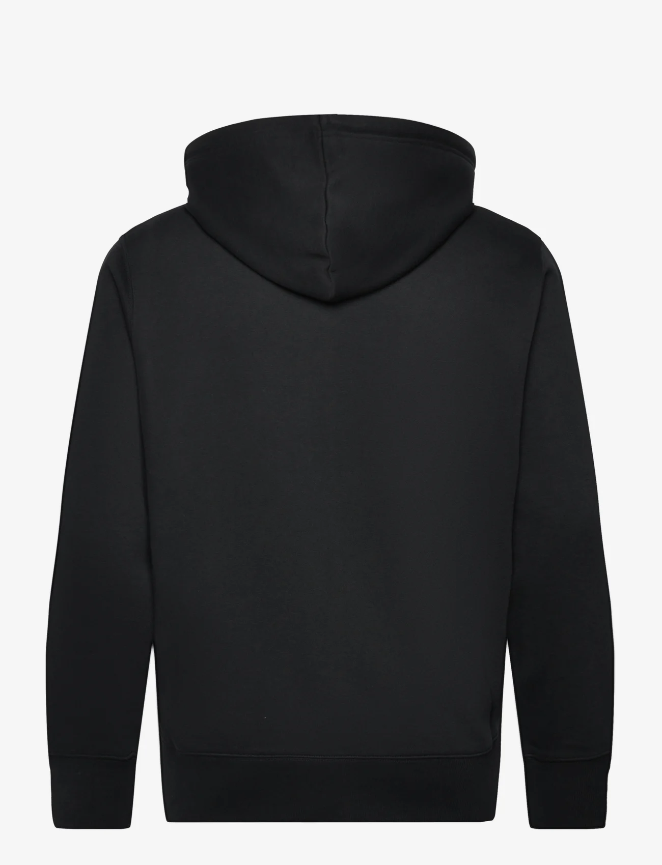 GANT - EMBOSSED FULL ZIP HOODIE - džemperi ar kapuci - black - 1