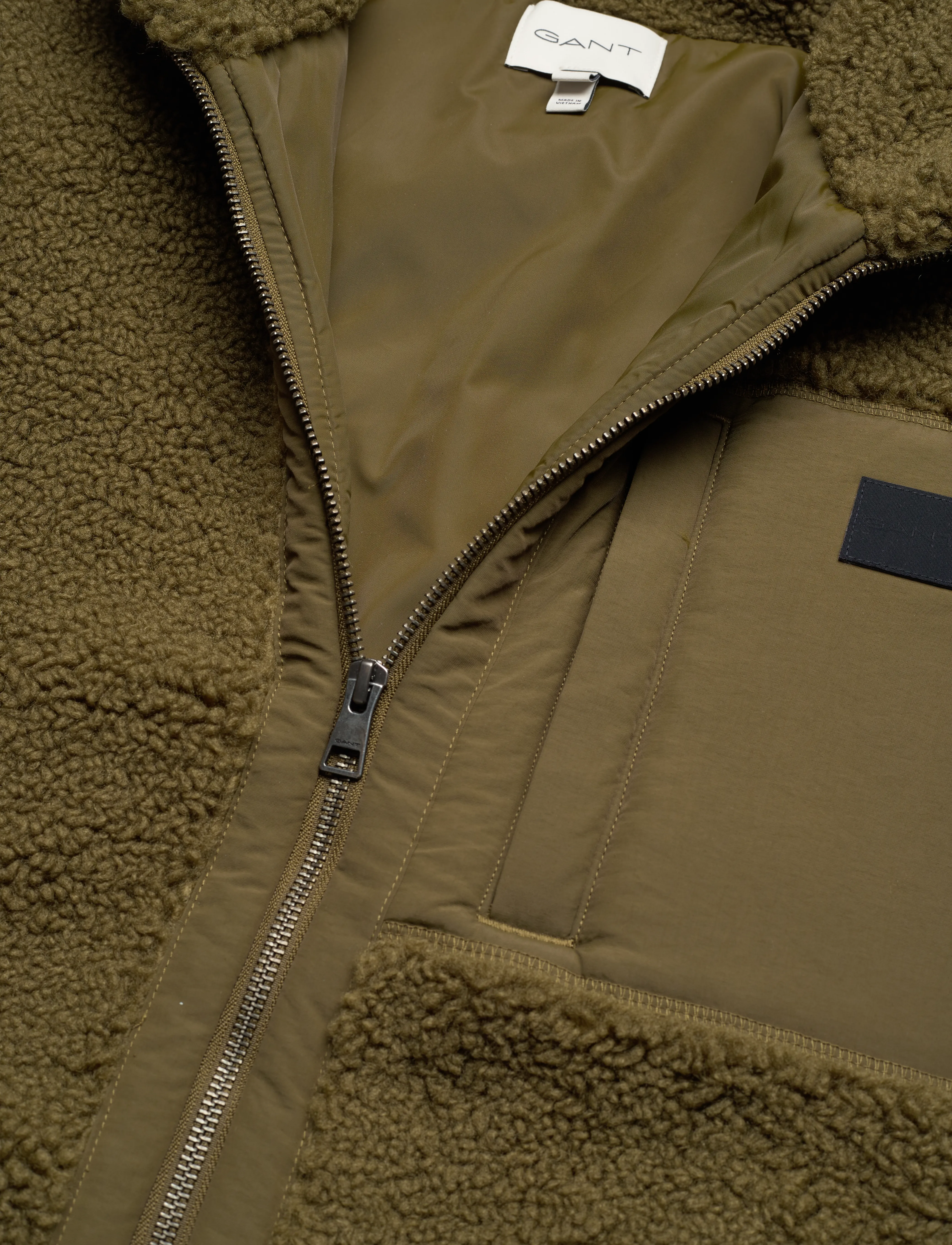 GANT - FLEECE JACKET - dark cactus - 2