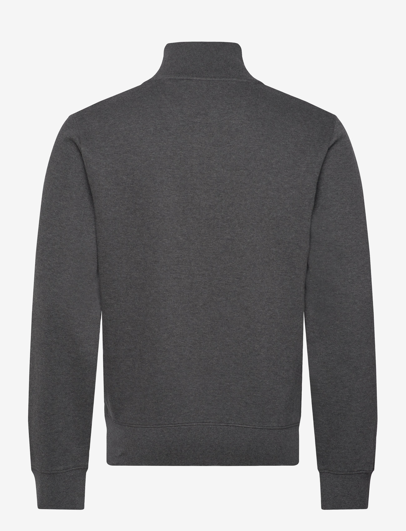 Gant - SACKER RIB HALF ZIP - sweatshirts - antracit melange - 1