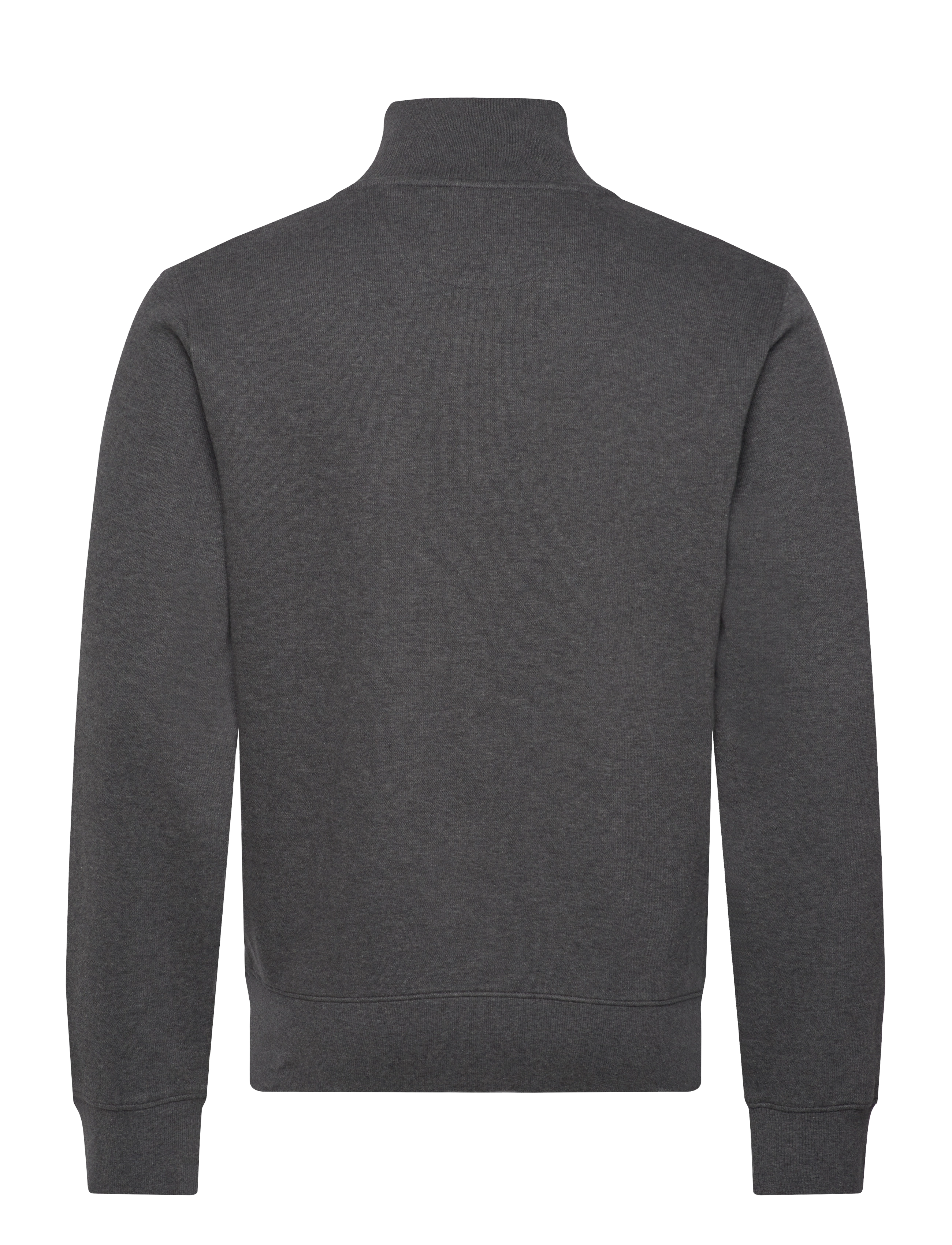 Gant - SACKER RIB HALF ZIP - sweatshirts - antracit melange - 1