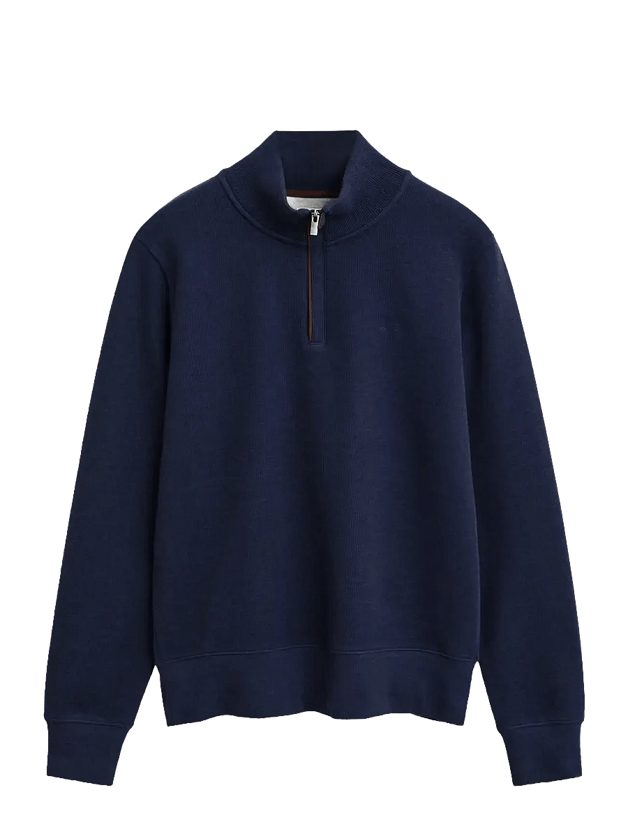 Gant - SACKER RIB HALF ZIP - nach anlass kaufen - persian blue - 1