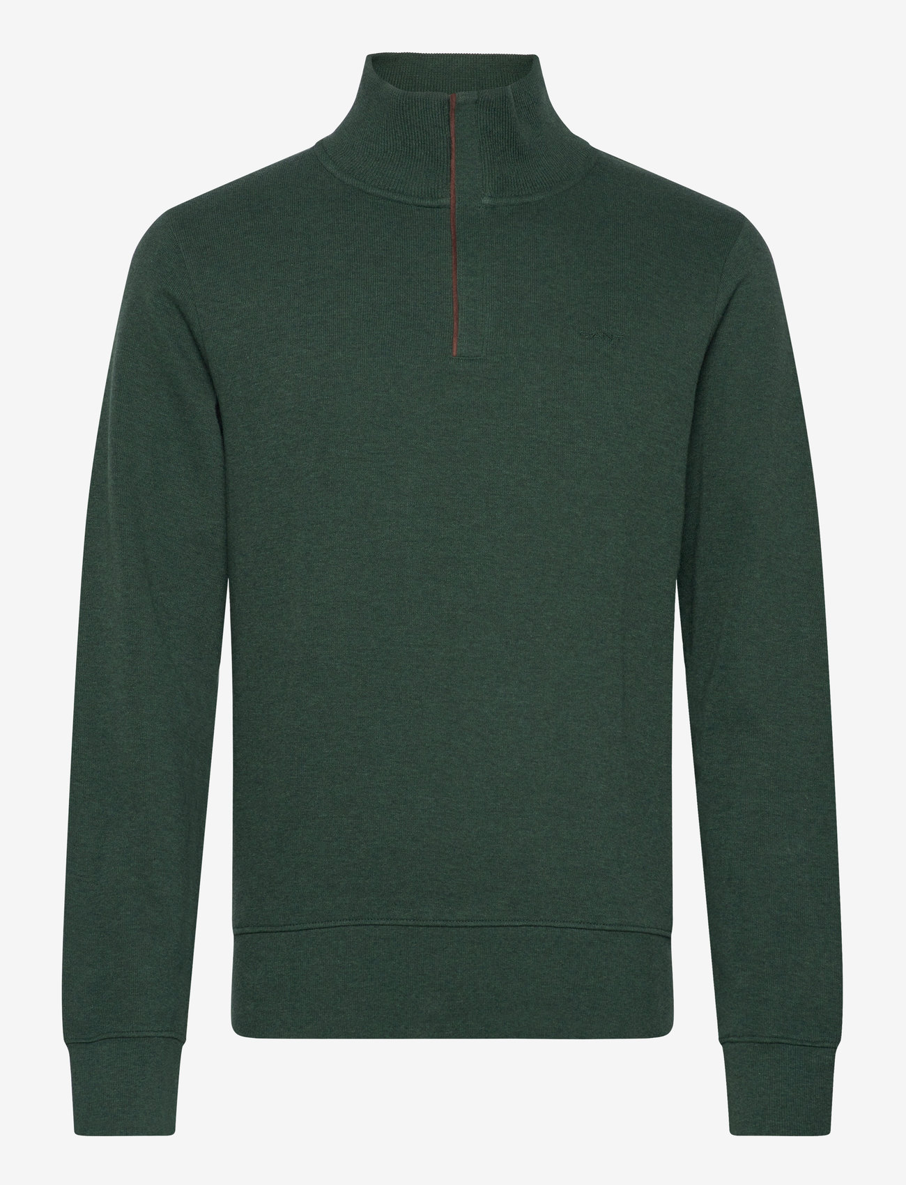 GANT - SACKER RIB HALF ZIP - sweatshirts - tartan green - 1