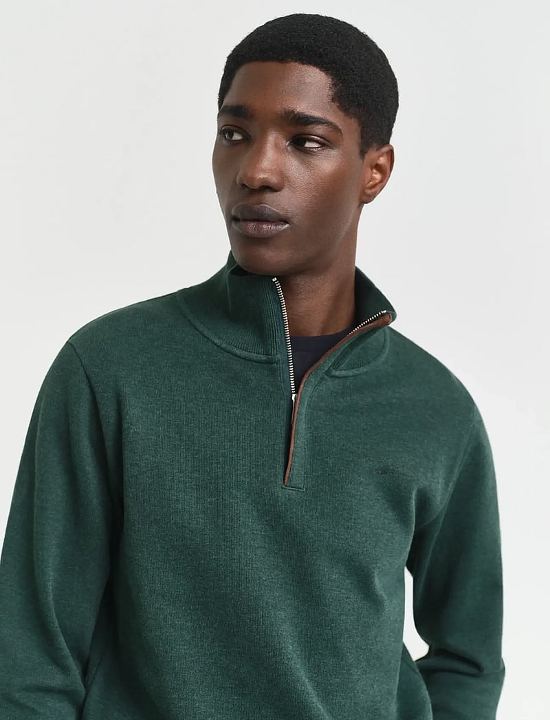 GANT - SACKER RIB HALF ZIP - nach anlass kaufen - tartan green - 4