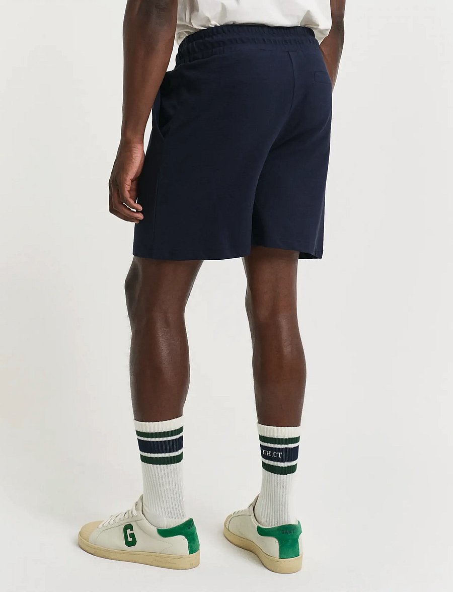 Gant - TEXTURE SHORTS - sweatshorts - evening blue - 2