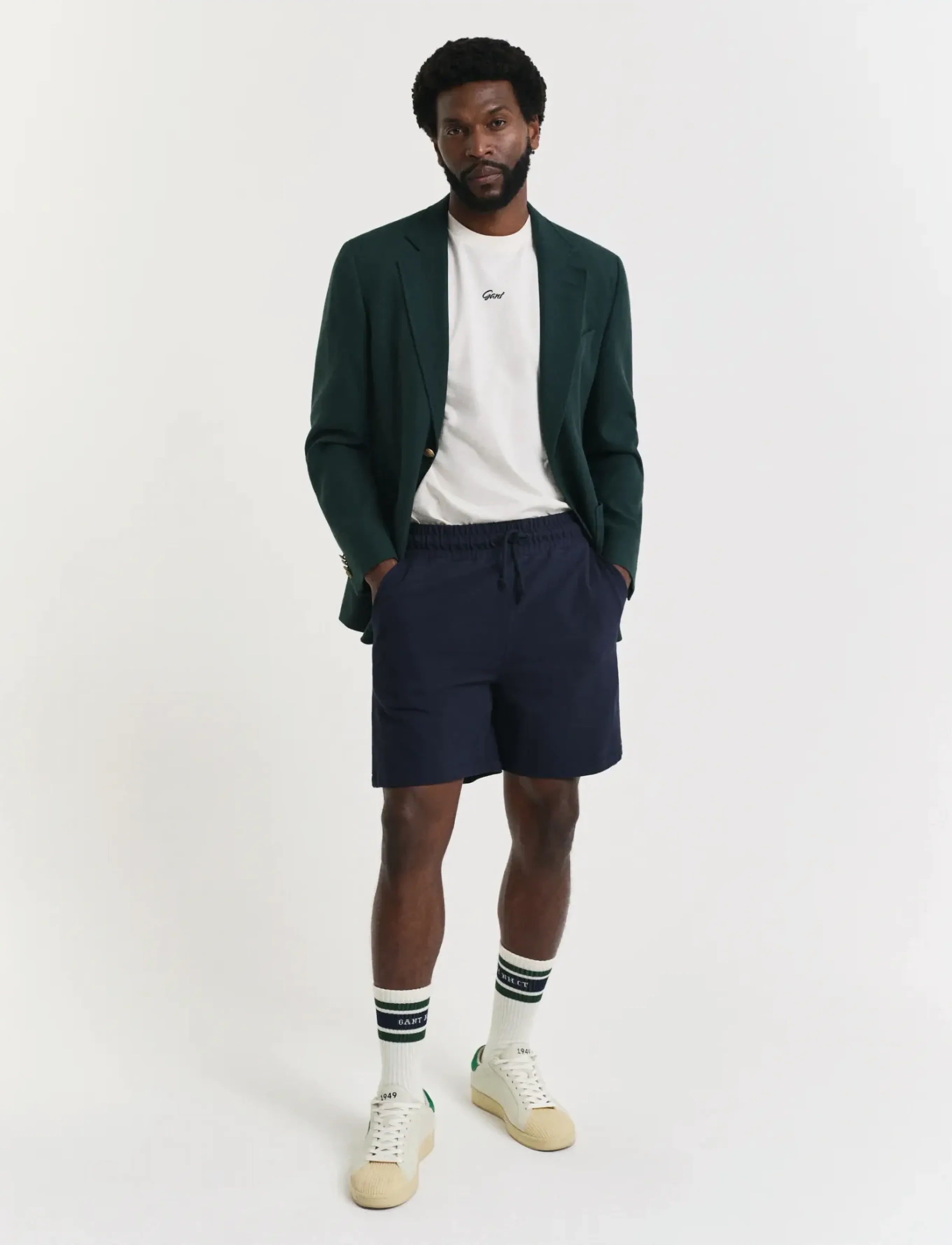 Gant - TEXTURE SHORTS - men - evening blue - 4