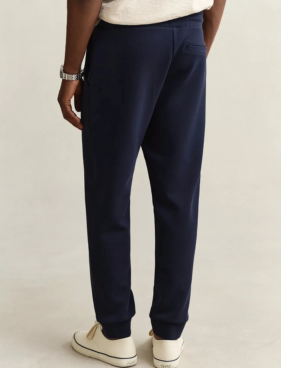 Gant - INTERLOCK SWEATPANTS - shop by occasion - evening blue - 3
