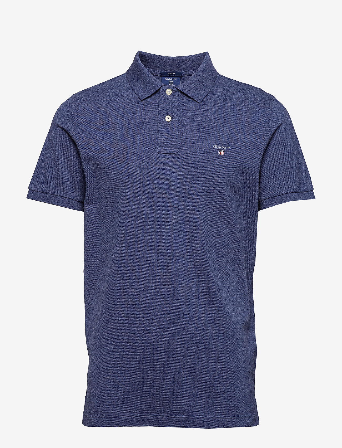 GANT - ORIGINAL PIQUE SS RUGGER - dark jeansblue melange - 0