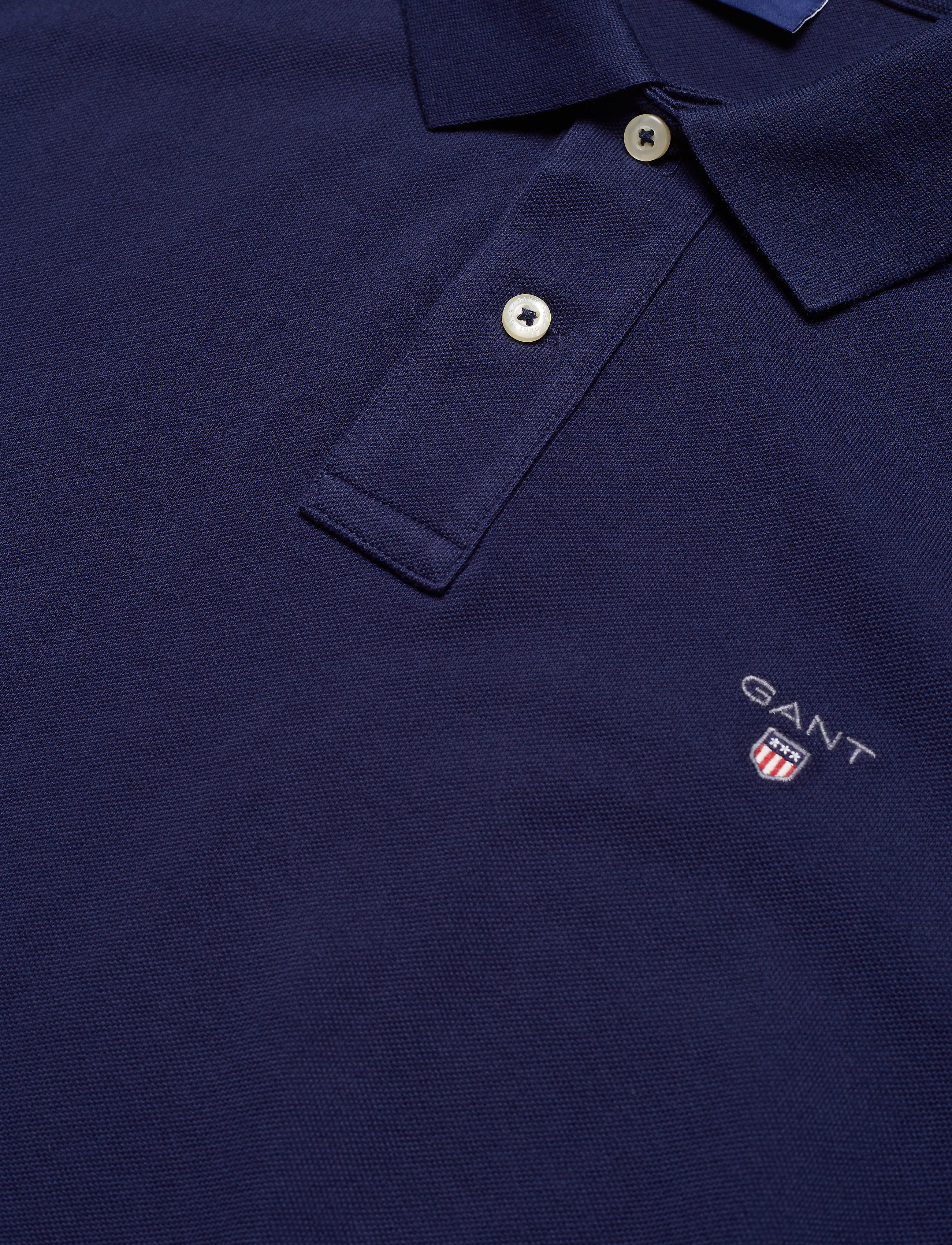 GANT - ORIGINAL PIQUE SS RUGGER - evening blue - 2