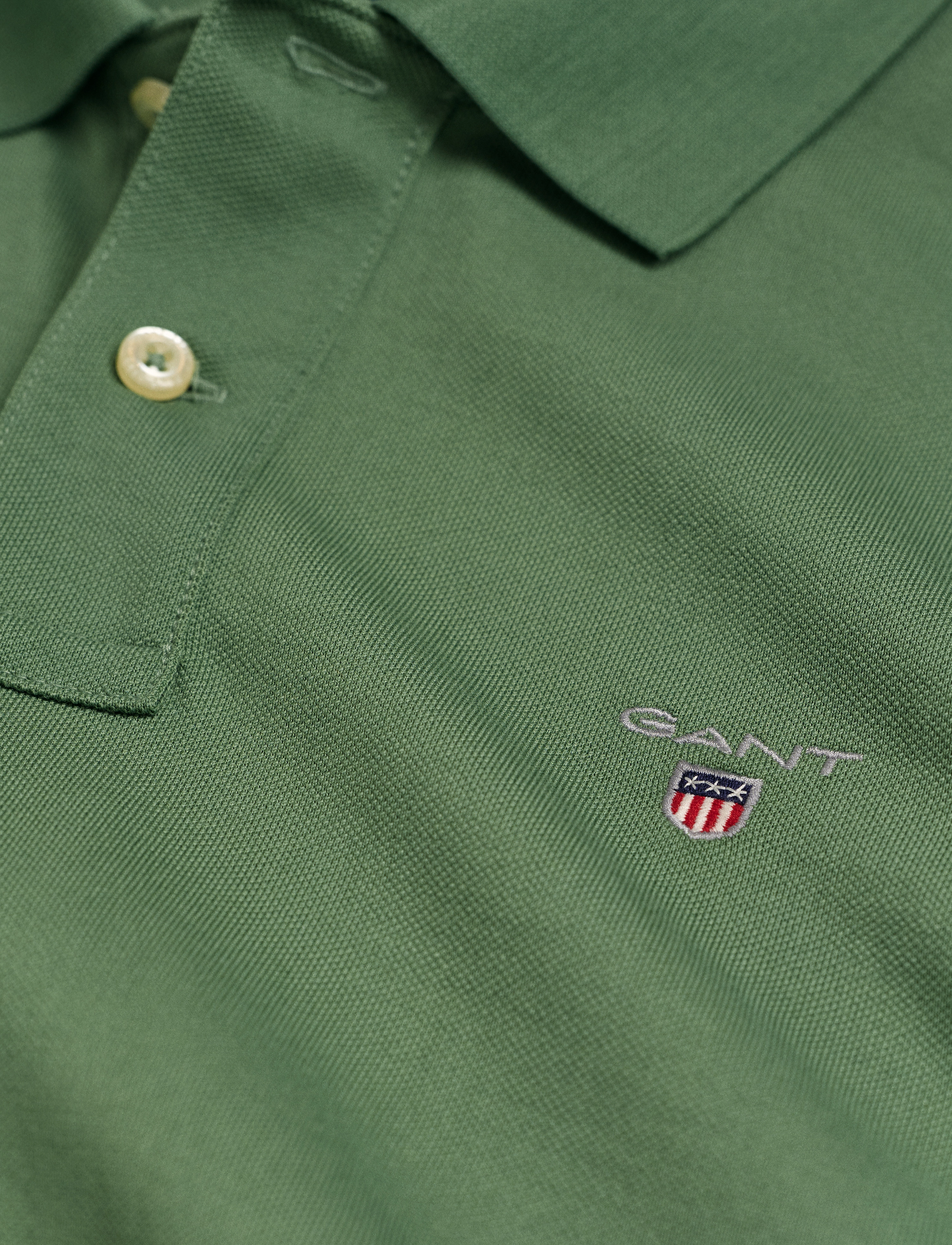 GANT - ORIGINAL PIQUE SS RUGGER - leaf green - 4