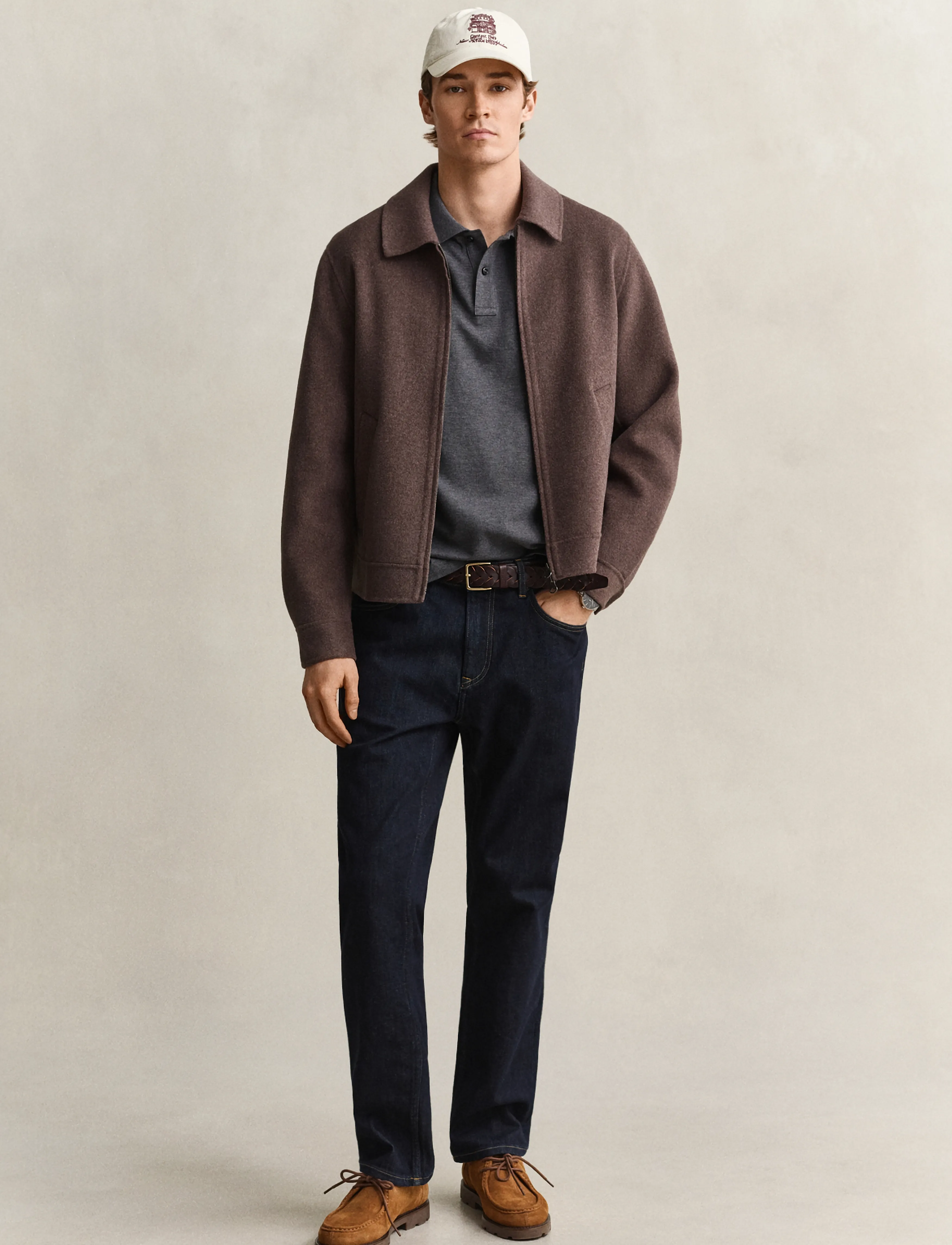 Gant - Classic Regular Polo Shirt - kurzärmelig - antracit melange - 5