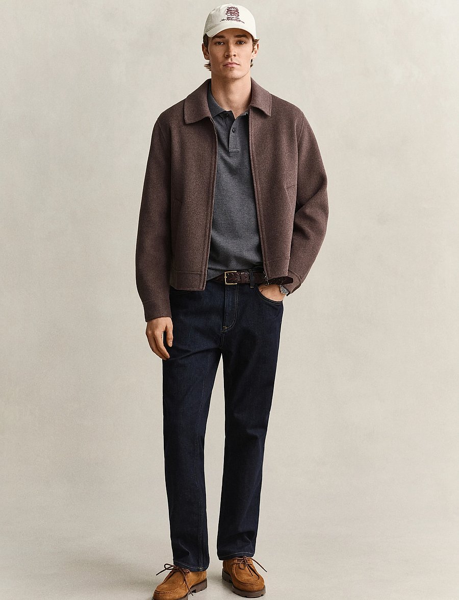 Gant - Classic Regular Polo Shirt - kurzärmelig - antracit melange - 5
