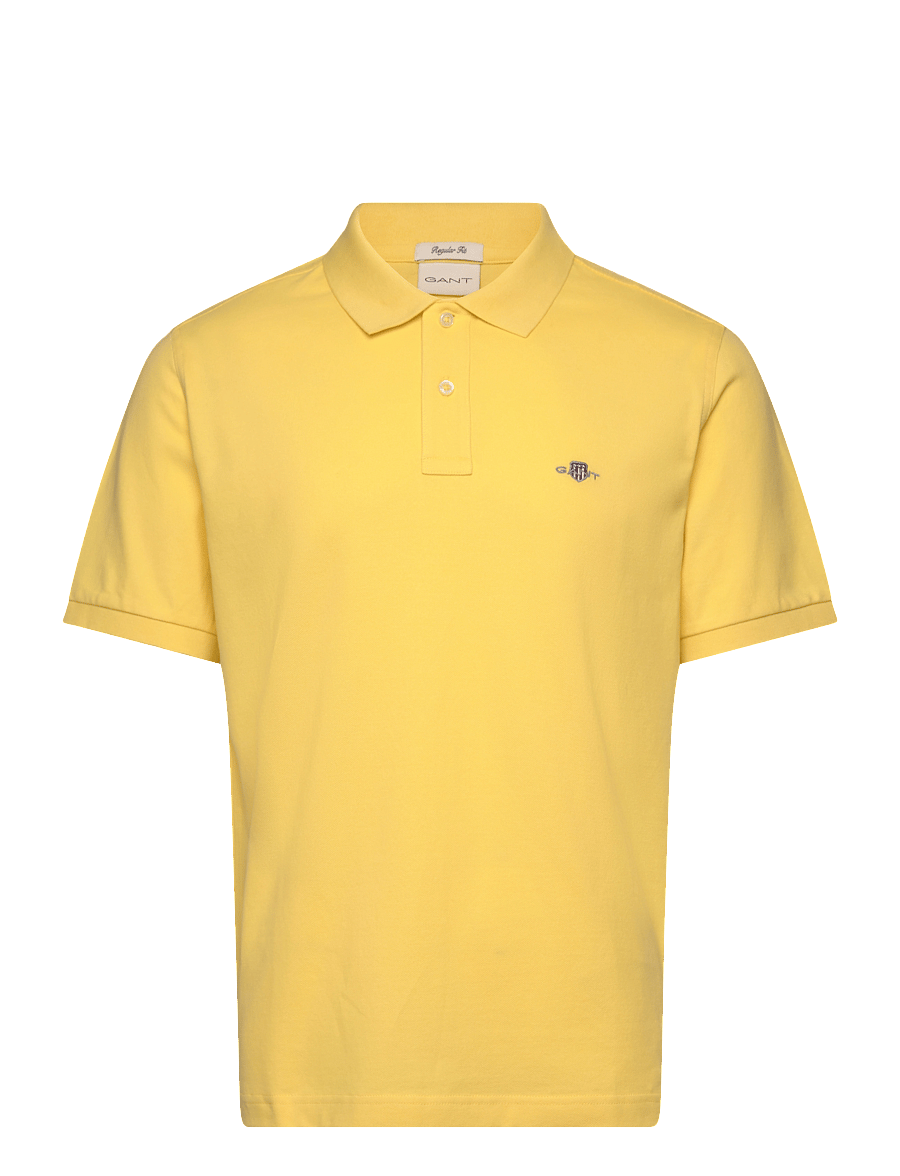 Gant - Classic Regular Polo Shirt - polos à manches courtes - banana yellow - 1