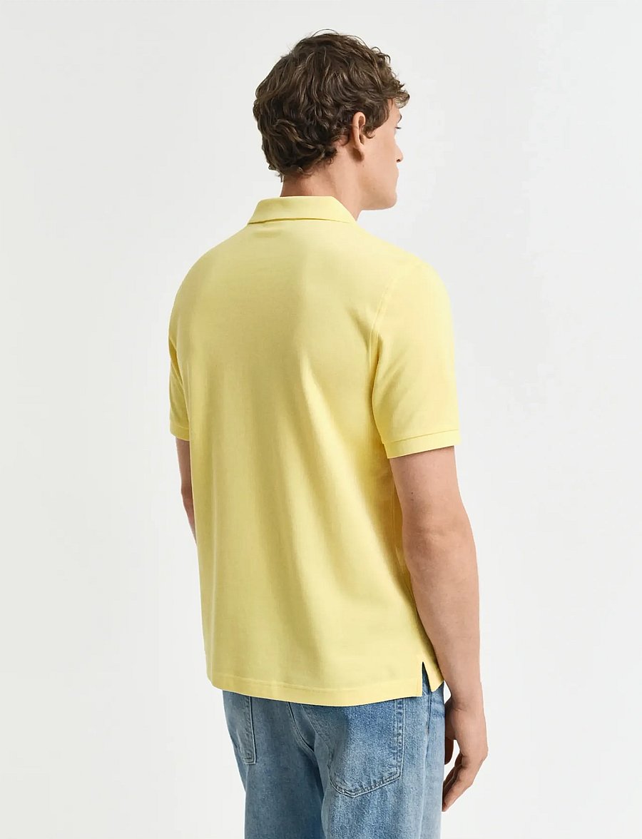 Gant - Classic Regular Polo Shirt - polos à manches courtes - banana yellow - 3