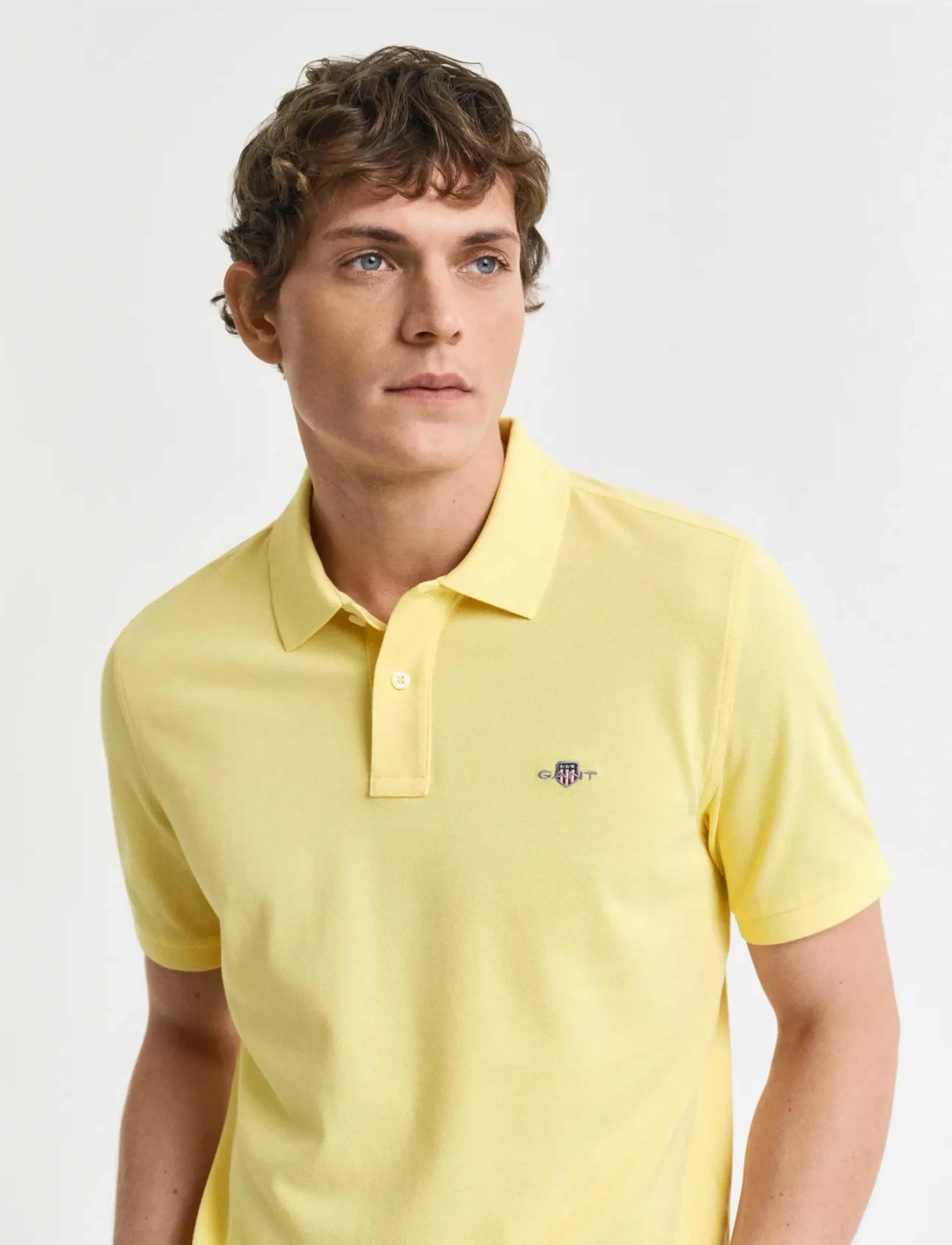 Gant - Classic Regular Polo Shirt - polos à manches courtes - banana yellow - 4