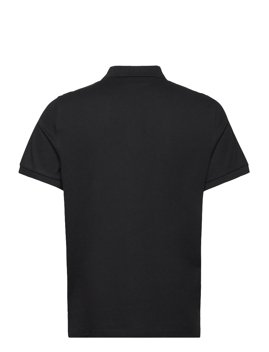 Gant - Classic Regular Polo Shirt - kortærmede poloer - black - 4