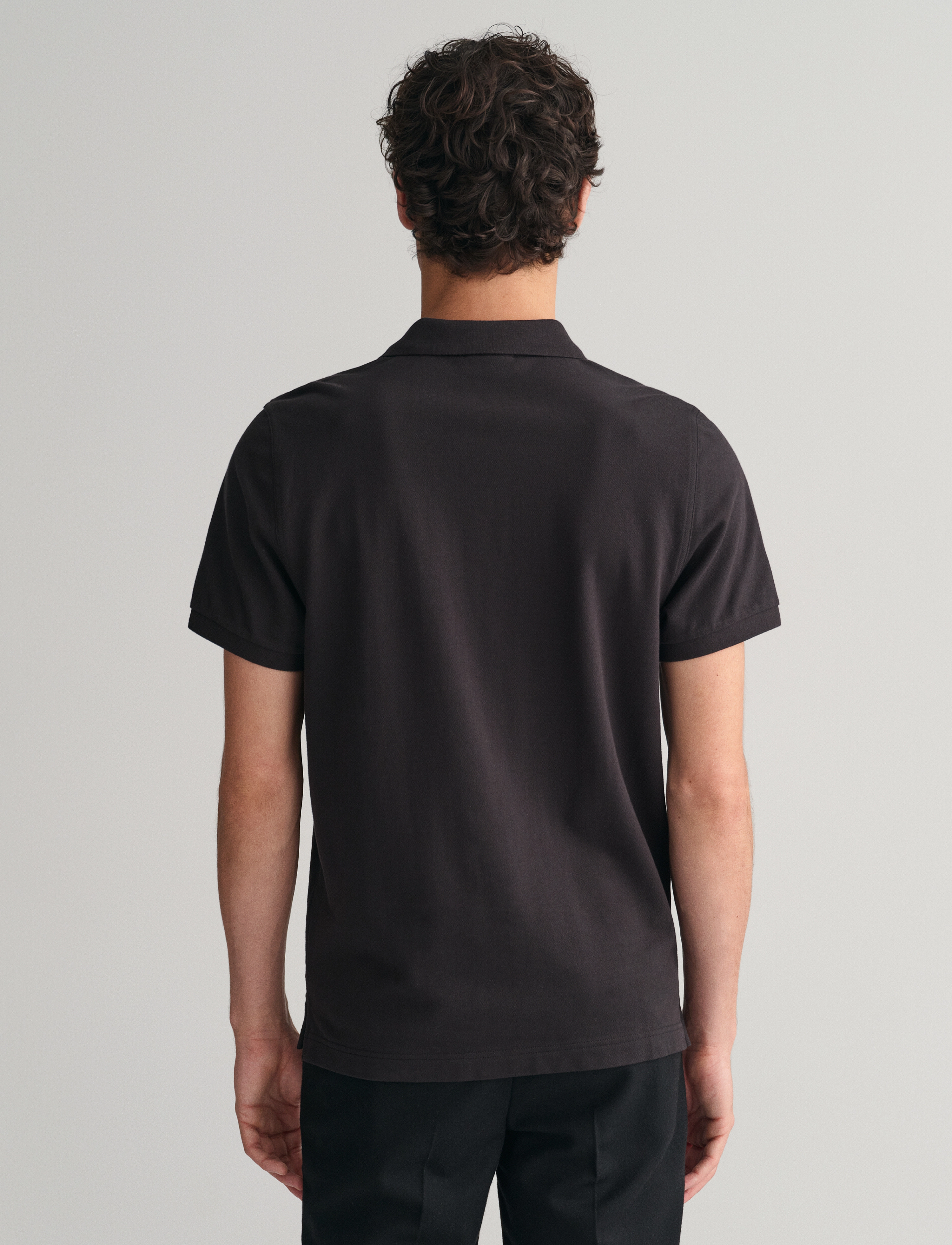Gant - REG SHIELD SS PIQUE POLO - lühikeste varrukatega polod - black - 3