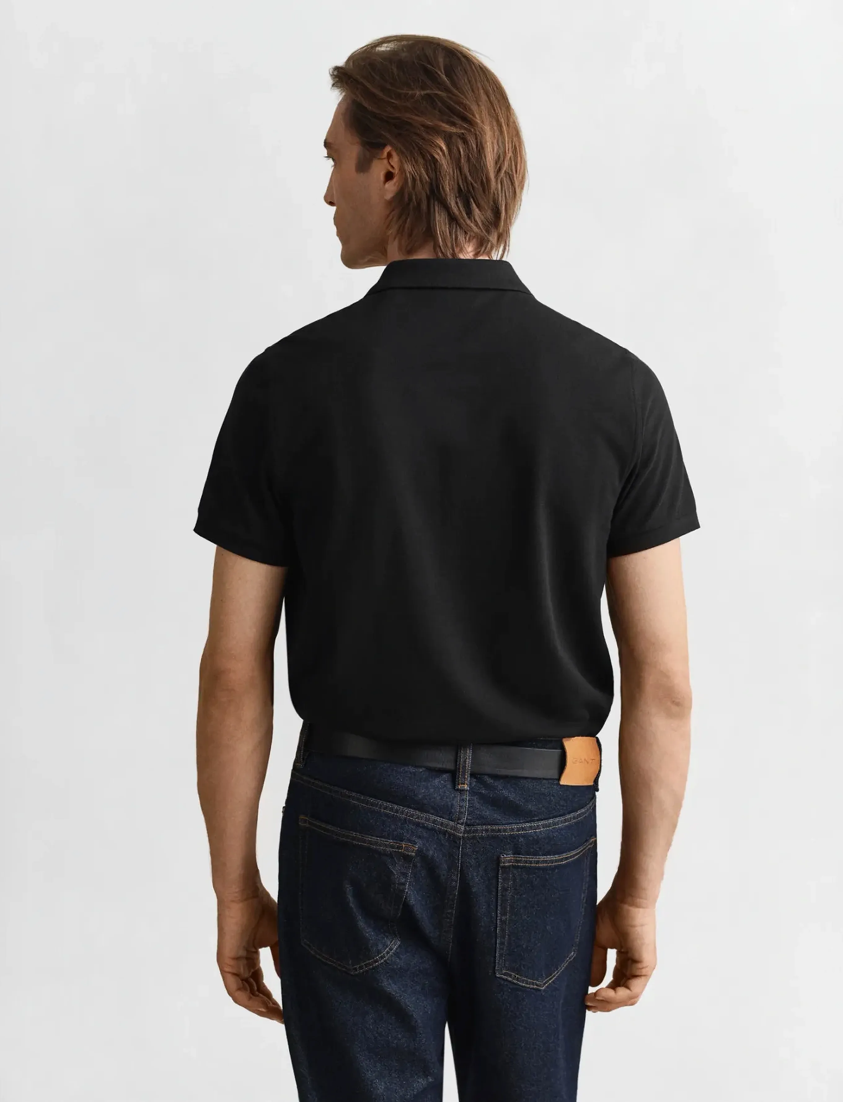 Gant - Classic Regular Polo Shirt - kurzärmelig - black - 3