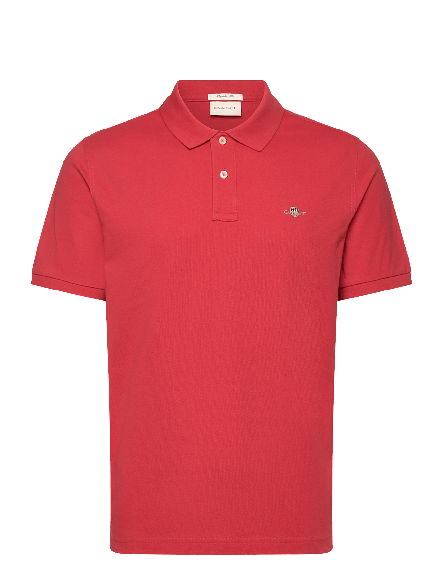 Gant - Classic Regular Polo Shirt - polo marškinėliai trumpomis rankovėmis - brick red - 1
