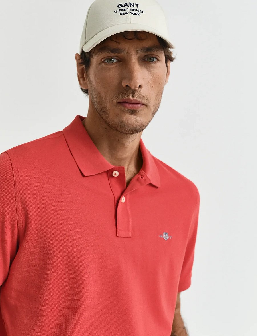 Gant - Classic Regular Polo Shirt - polo marškinėliai trumpomis rankovėmis - brick red - 4