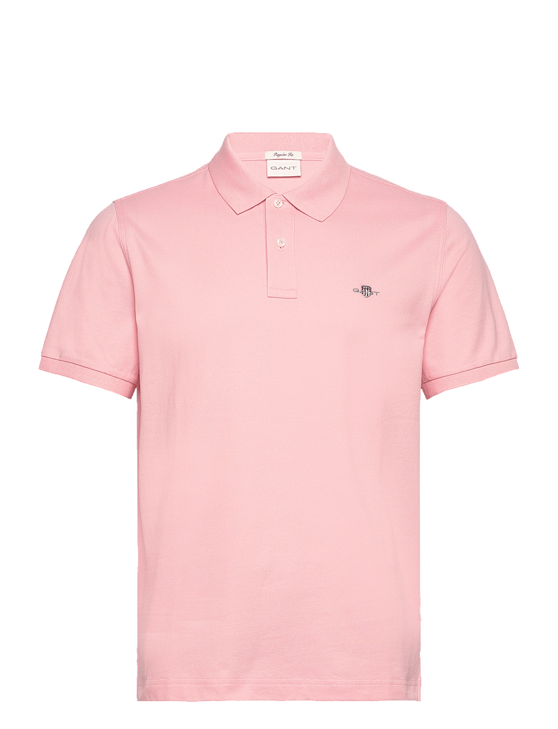 GANT - REG SHIELD SS PIQUE POLO - kurzärmelig - bubbelgum pink - 1
