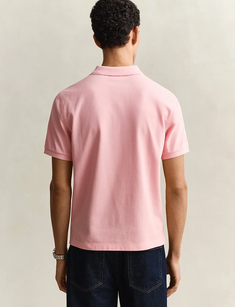 GANT - REG SHIELD SS PIQUE POLO - kurzärmelig - bubbelgum pink - 3