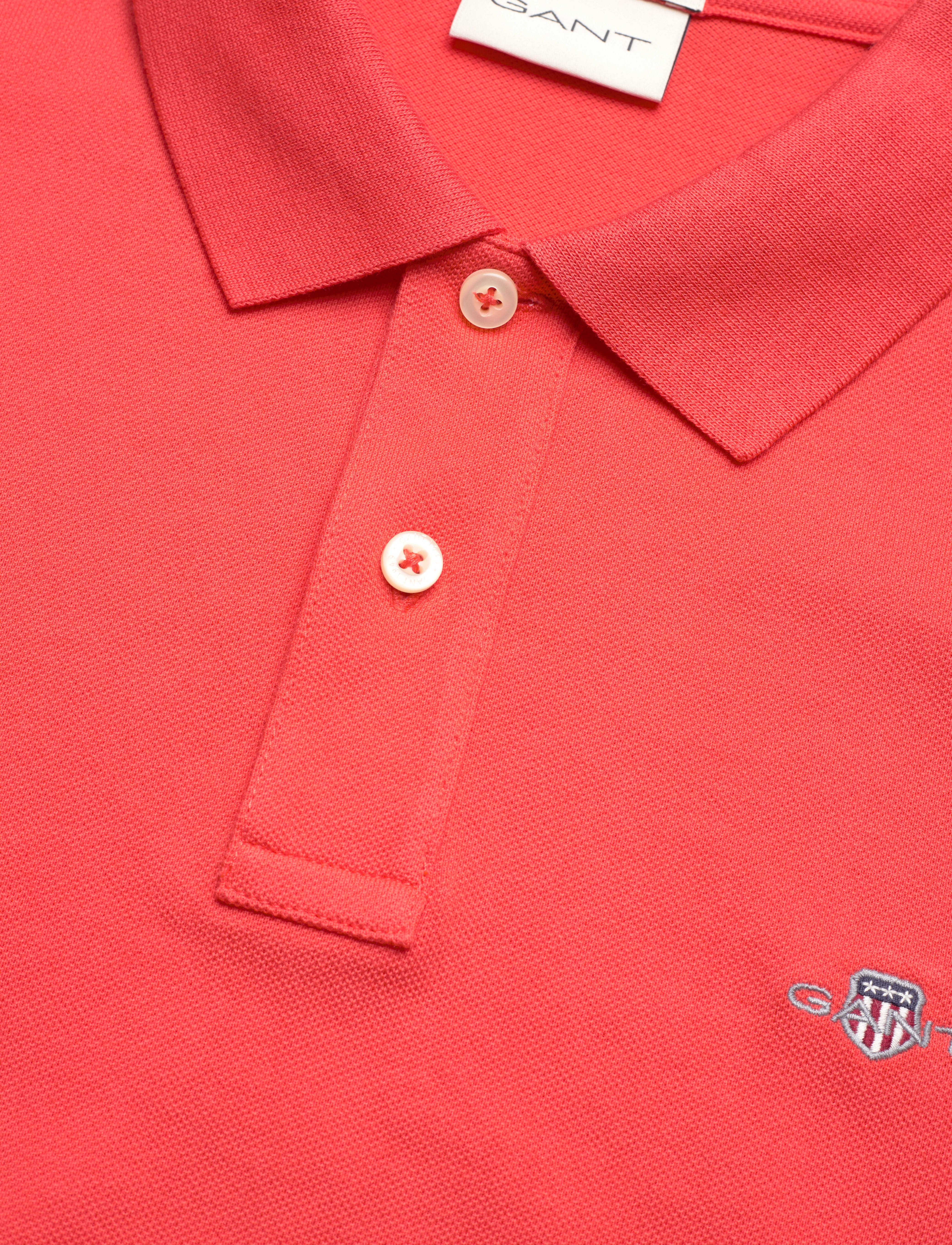 Gant - Classic Regular Polo Shirt - lühikeste varrukatega polod - burnt orange - 2