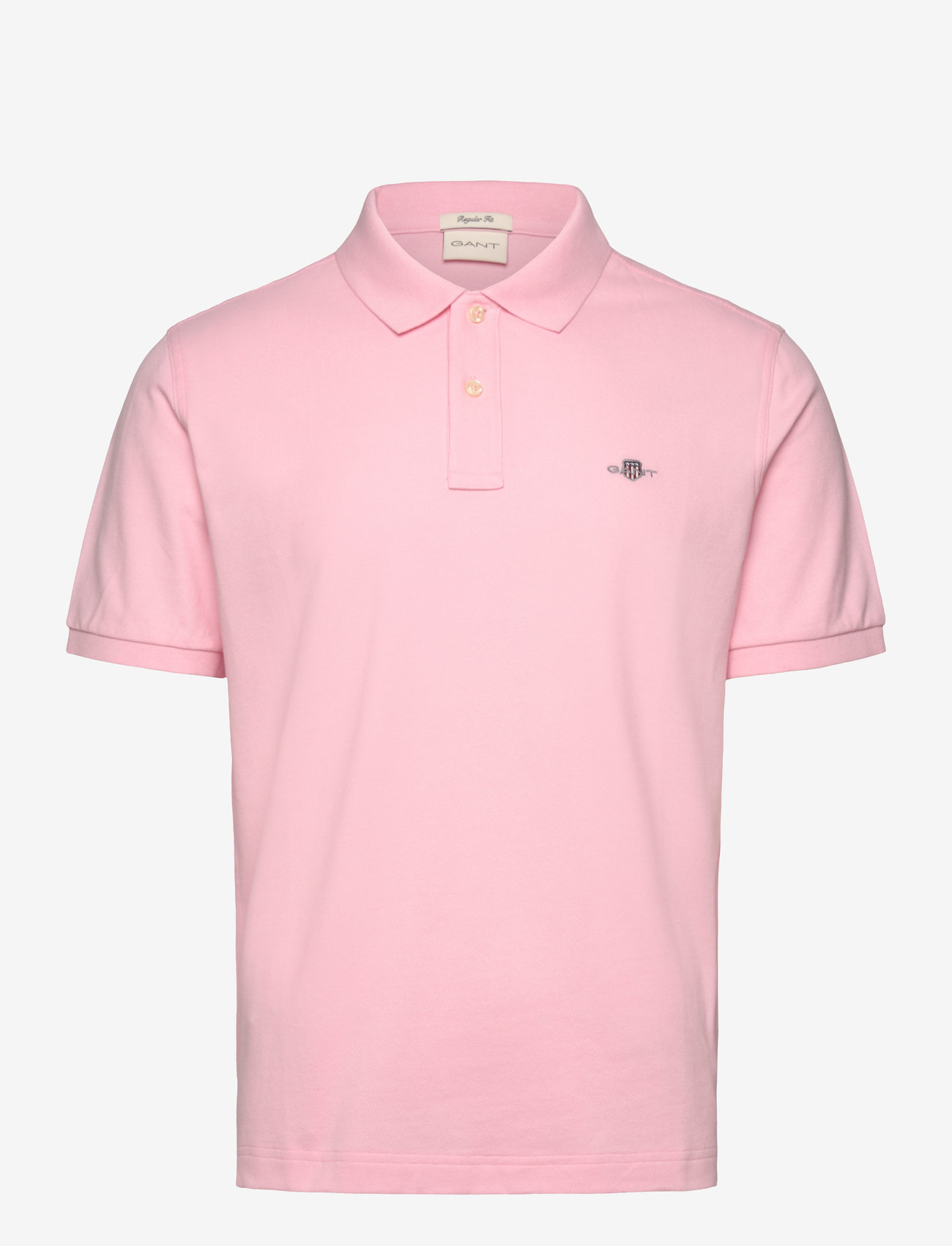 Gant - Classic Regular Polo Shirt - kortærmede poloer - california pink - 0