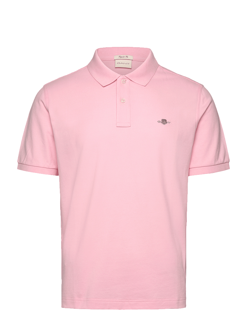 Gant - Classic Regular Polo Shirt - kortærmede poloer - california pink - 0