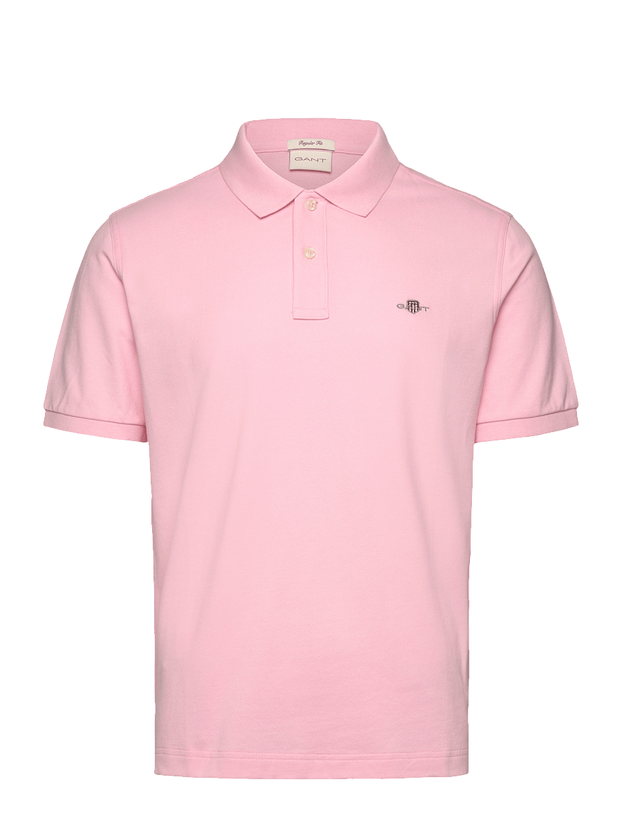 Gant - Classic Regular Polo Shirt - lühikeste varrukatega polod - california pink - 0