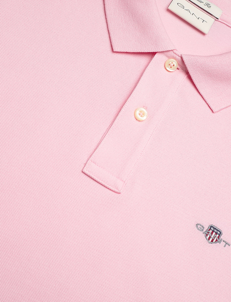 Gant - Classic Regular Polo Shirt - kortærmede poloer - california pink - 2