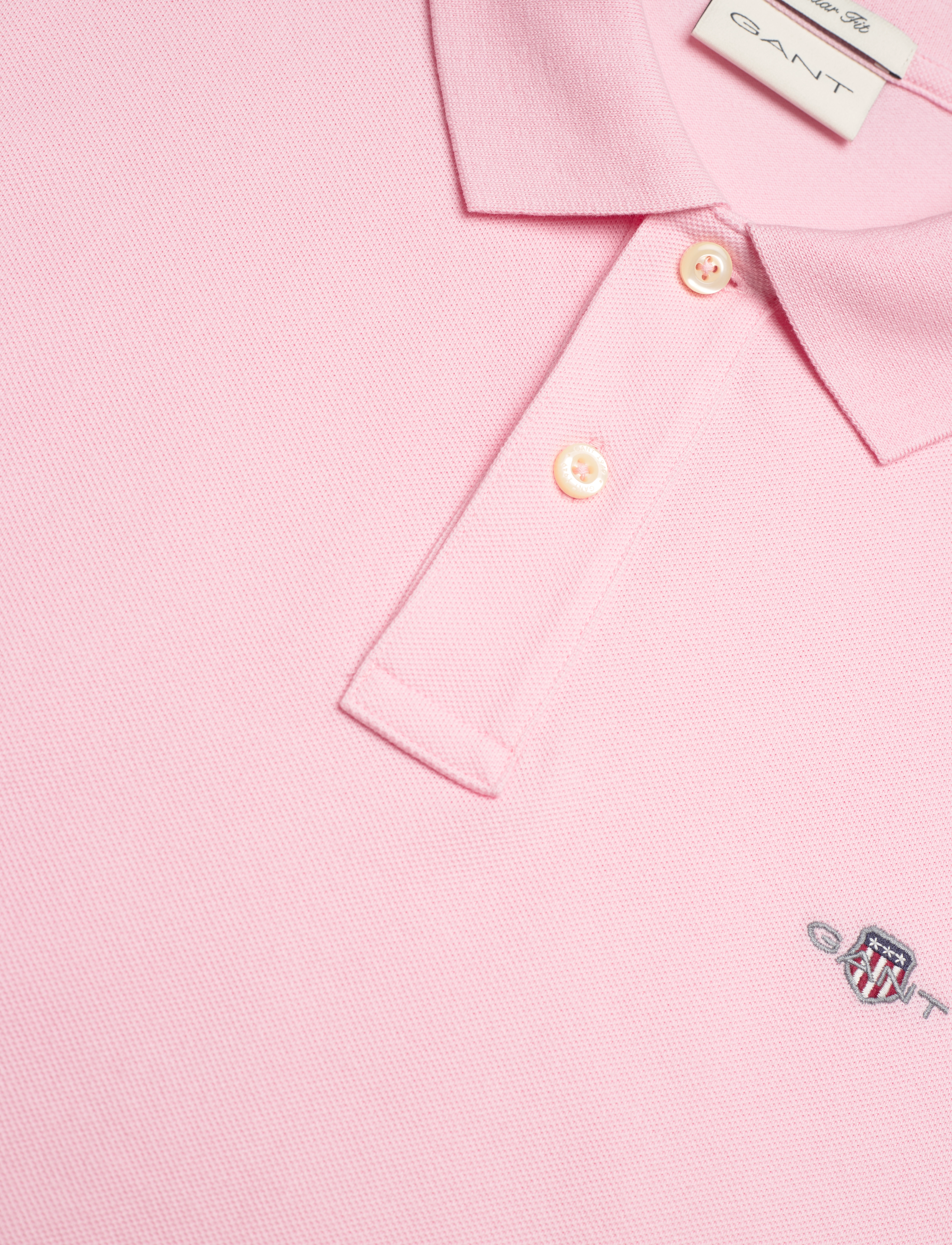 Gant - Classic Regular Polo Shirt - lühikeste varrukatega polod - california pink - 2