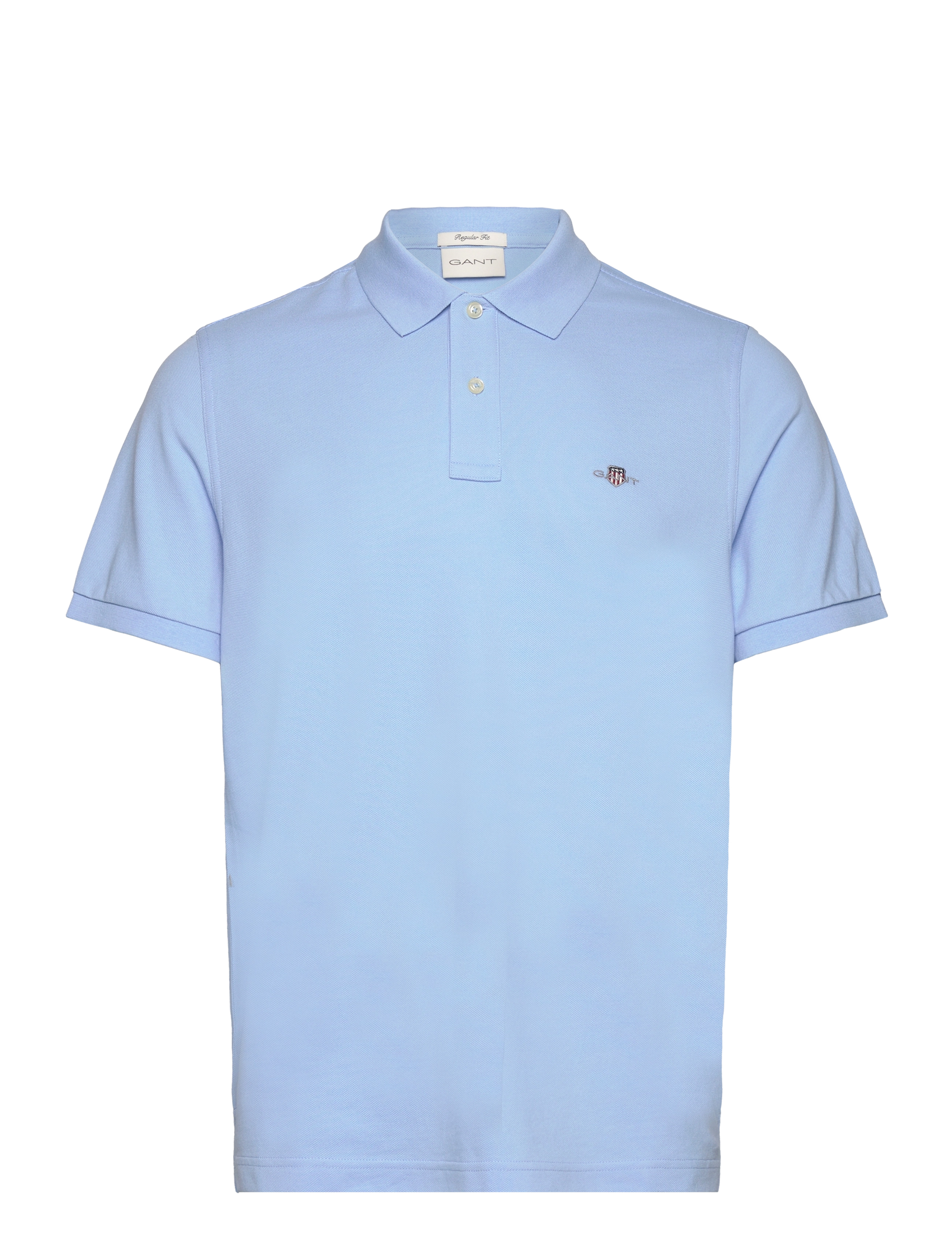 Gant - Classic Regular Polo Shirt - kortärmade pikéer - capri blue - 1