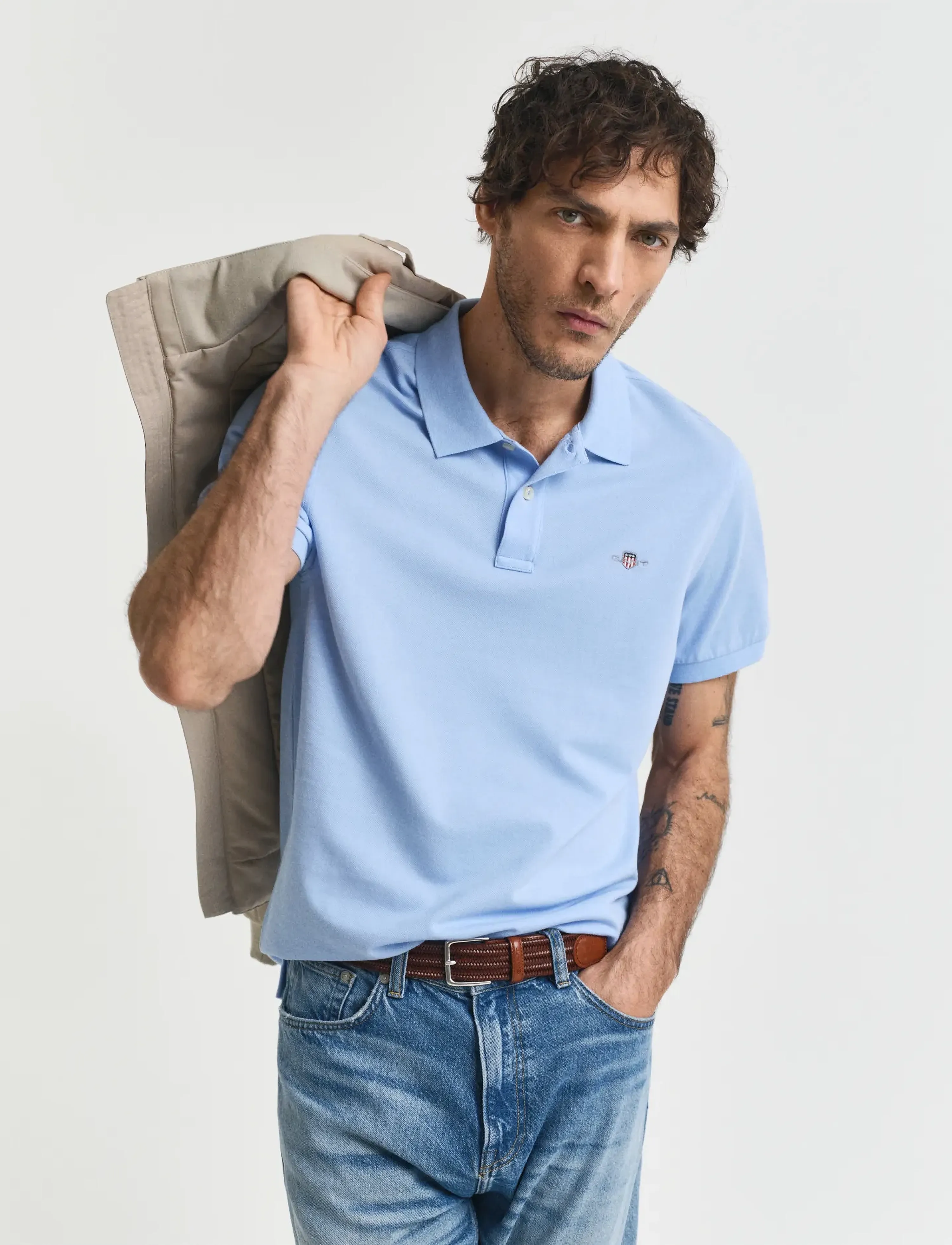 Gant Classic Regular Polo Shirt - Gant - CAPRI BLUE / blue